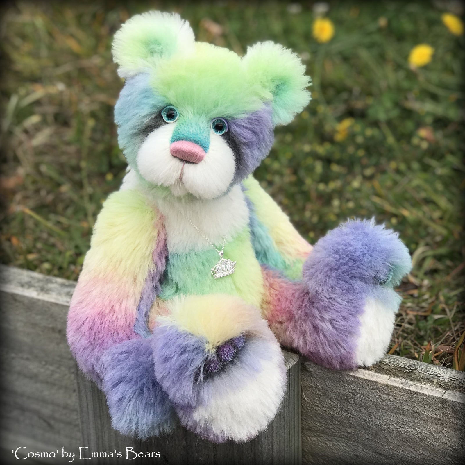 Long Alpaca - Hand Dyed Fruit Salad - Fat 1/4m - MAY060