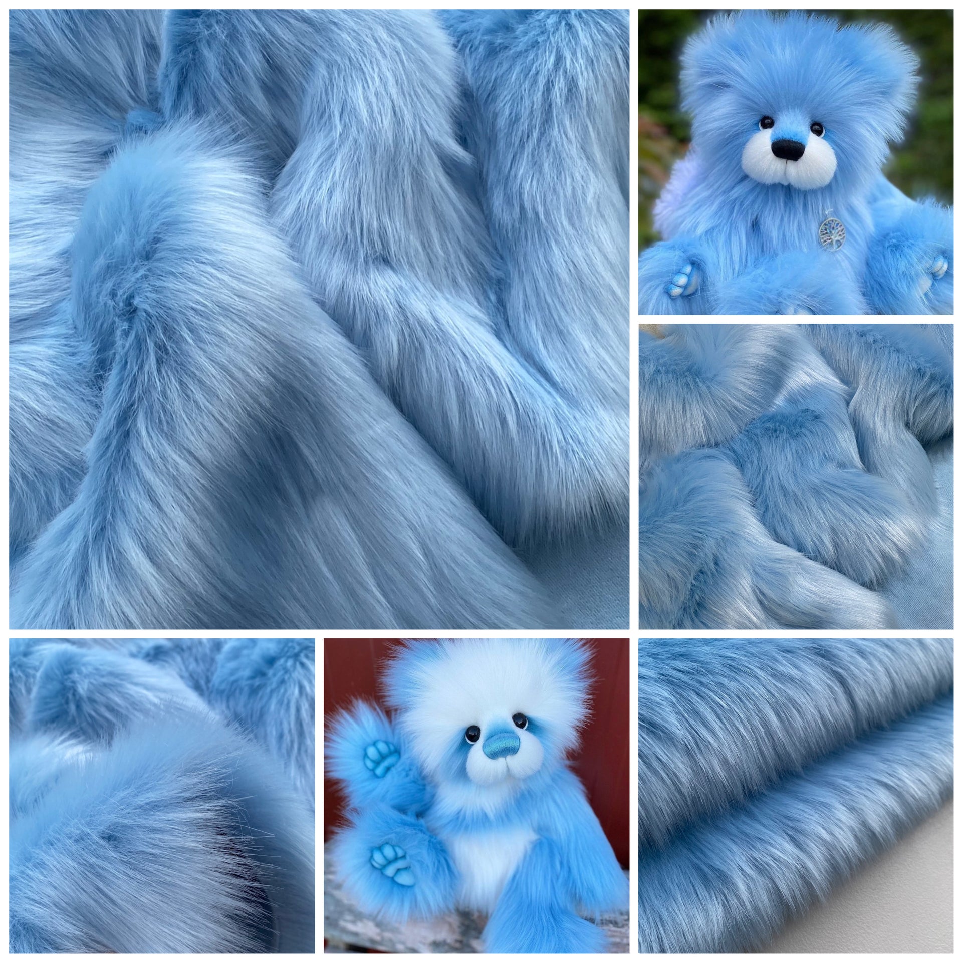 Baby Blue - Luxury Heavy Pile Faux Fur - Late 2022 Range