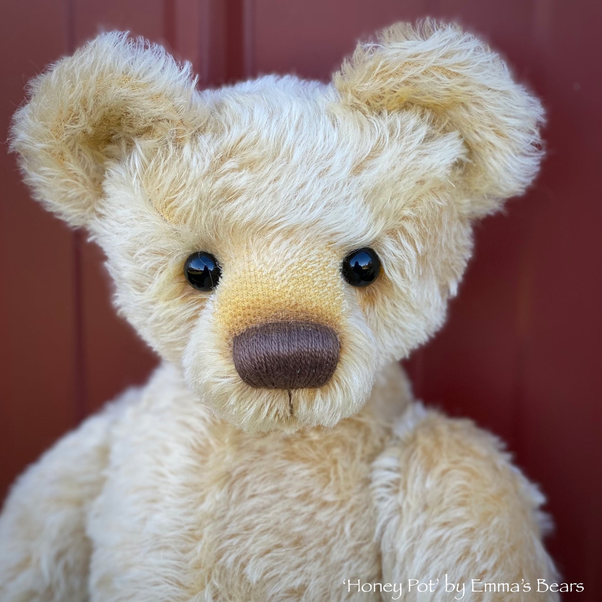 Honey Pot - 16" mohair artist bear by Emma's Bears - OOAK