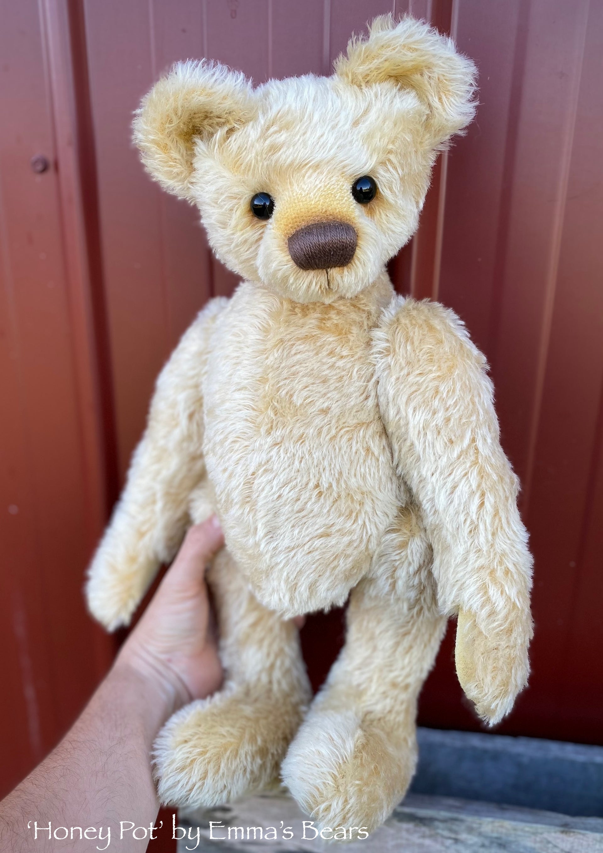 Honey Pot - 16" mohair artist bear by Emma's Bears - OOAK