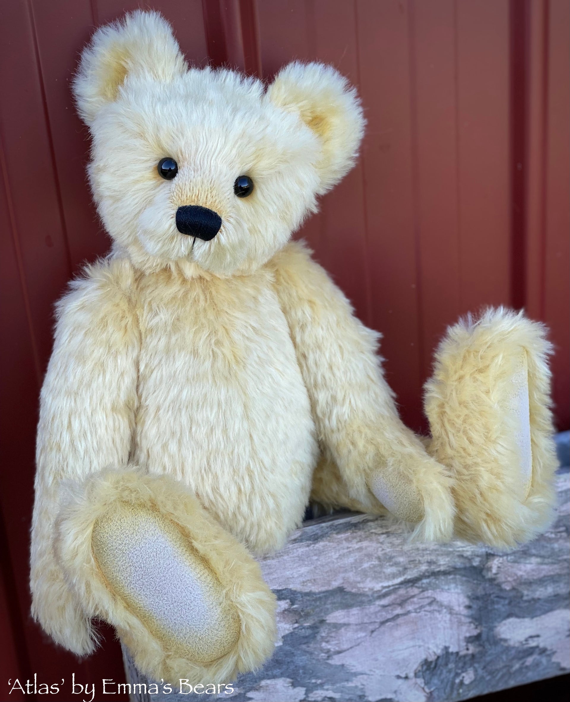 Atlas - 17" mohair artist bear by Emma's Bears  - OOAK