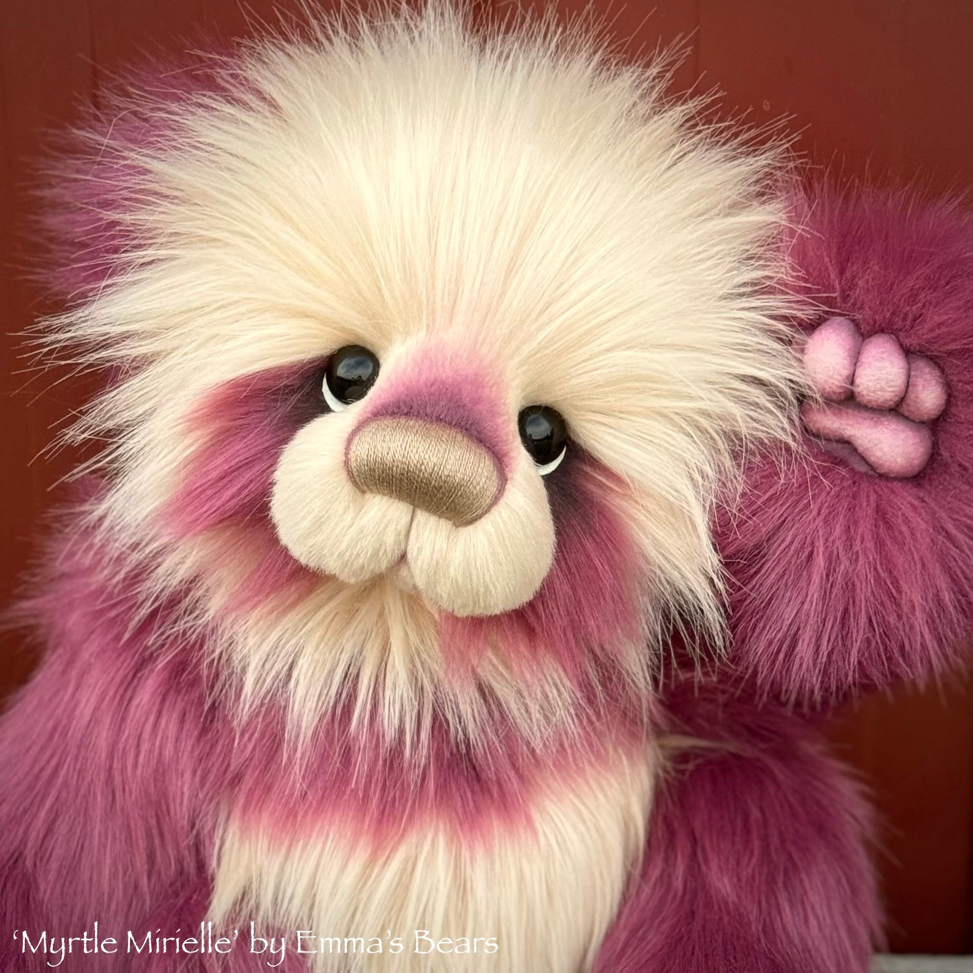 Myrtle Mirielle - 20" Faux Fur Artist Toddler Bear by Emma's Bears - OOAK