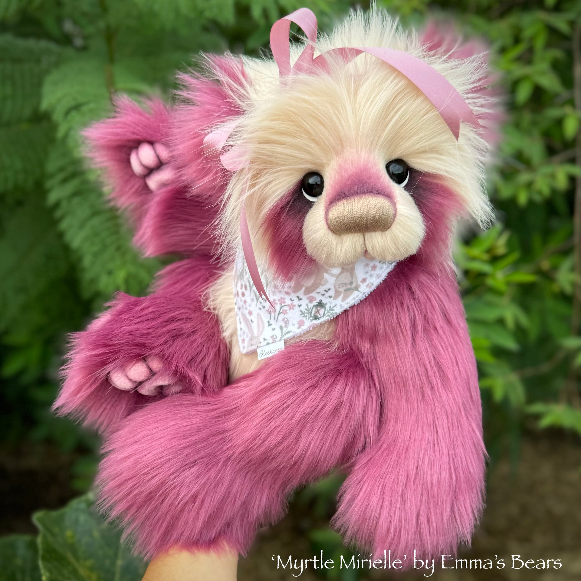 Myrtle Mirielle - 20" Faux Fur Artist Toddler Bear by Emma's Bears - OOAK