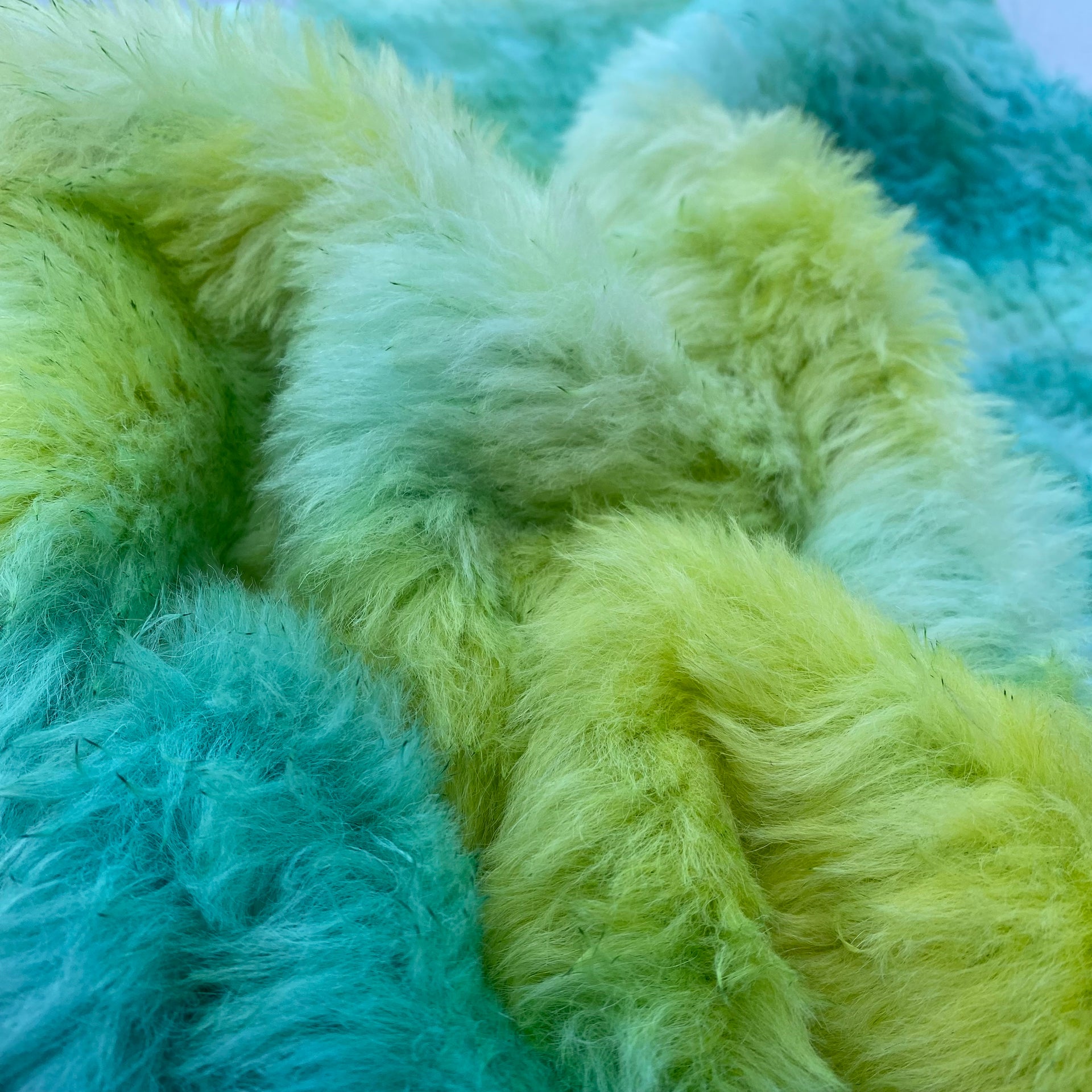 Long Alpaca - Hand Dyed Greenthumb - Fat 1/8m - OCT004
