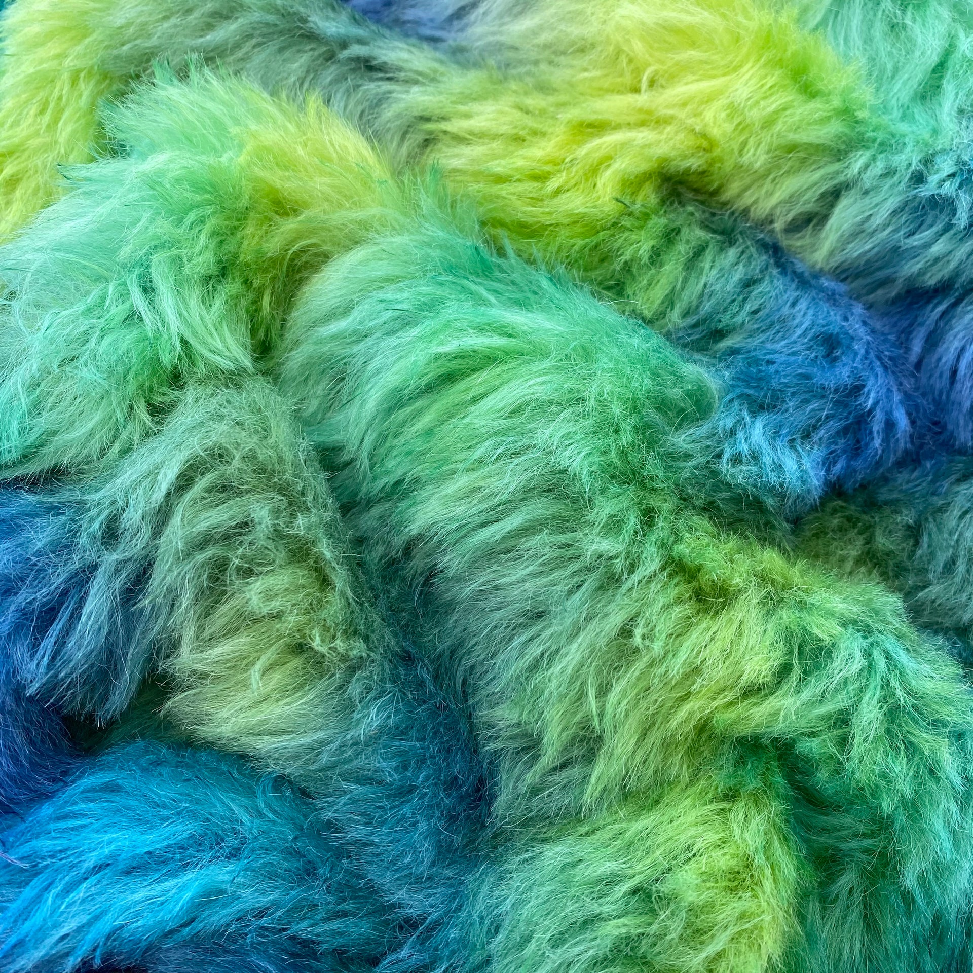 Long Alpaca - Hand Dyed Cottage Garden - Fat 1/8m - OCT005