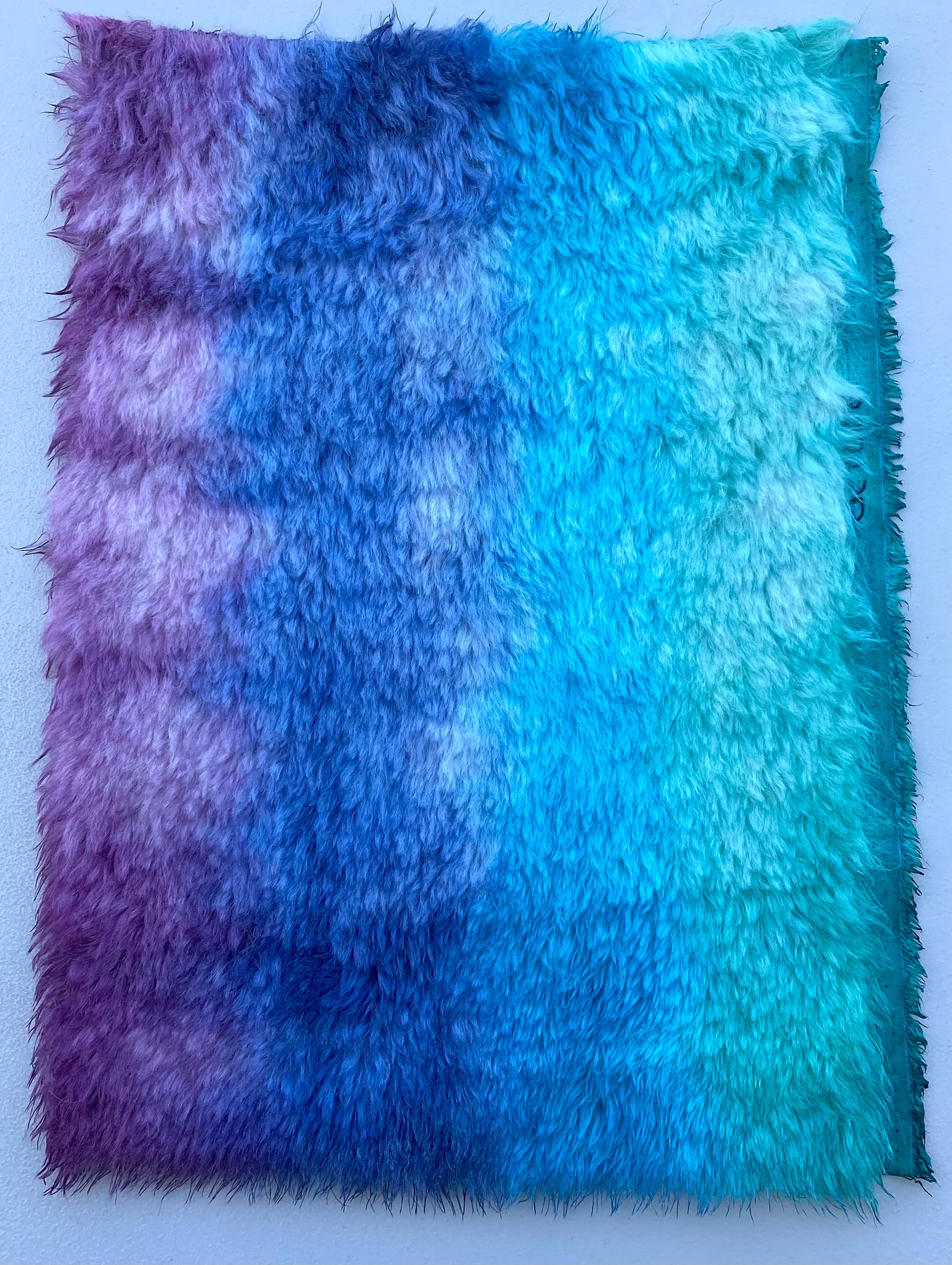 Long Alpaca - Hand Dyed Waterfall - Fat 1/8m - OCT006