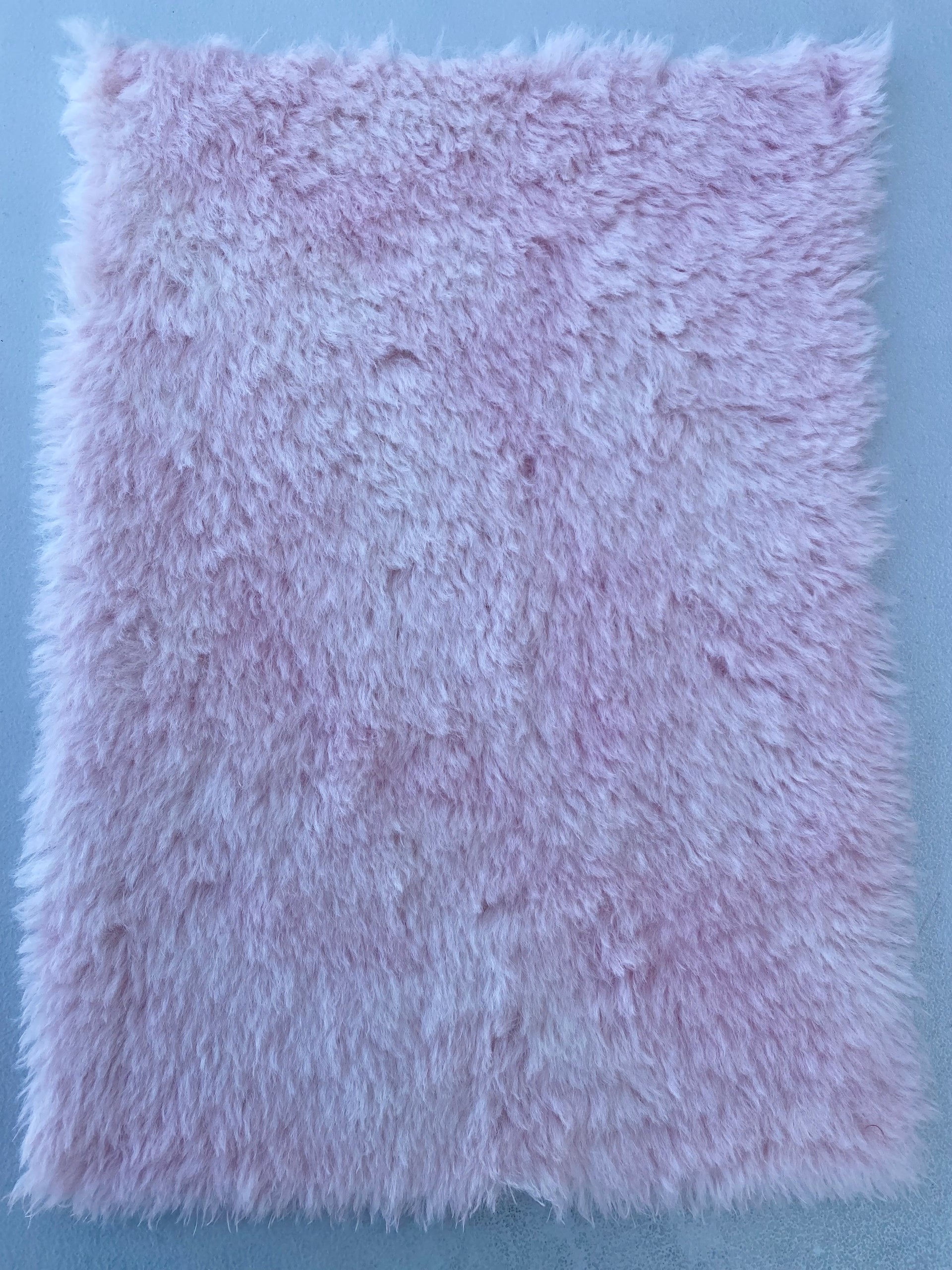 Long Alpaca - Hand Dyed Baby Pink - Fat 1/8m - OCT013