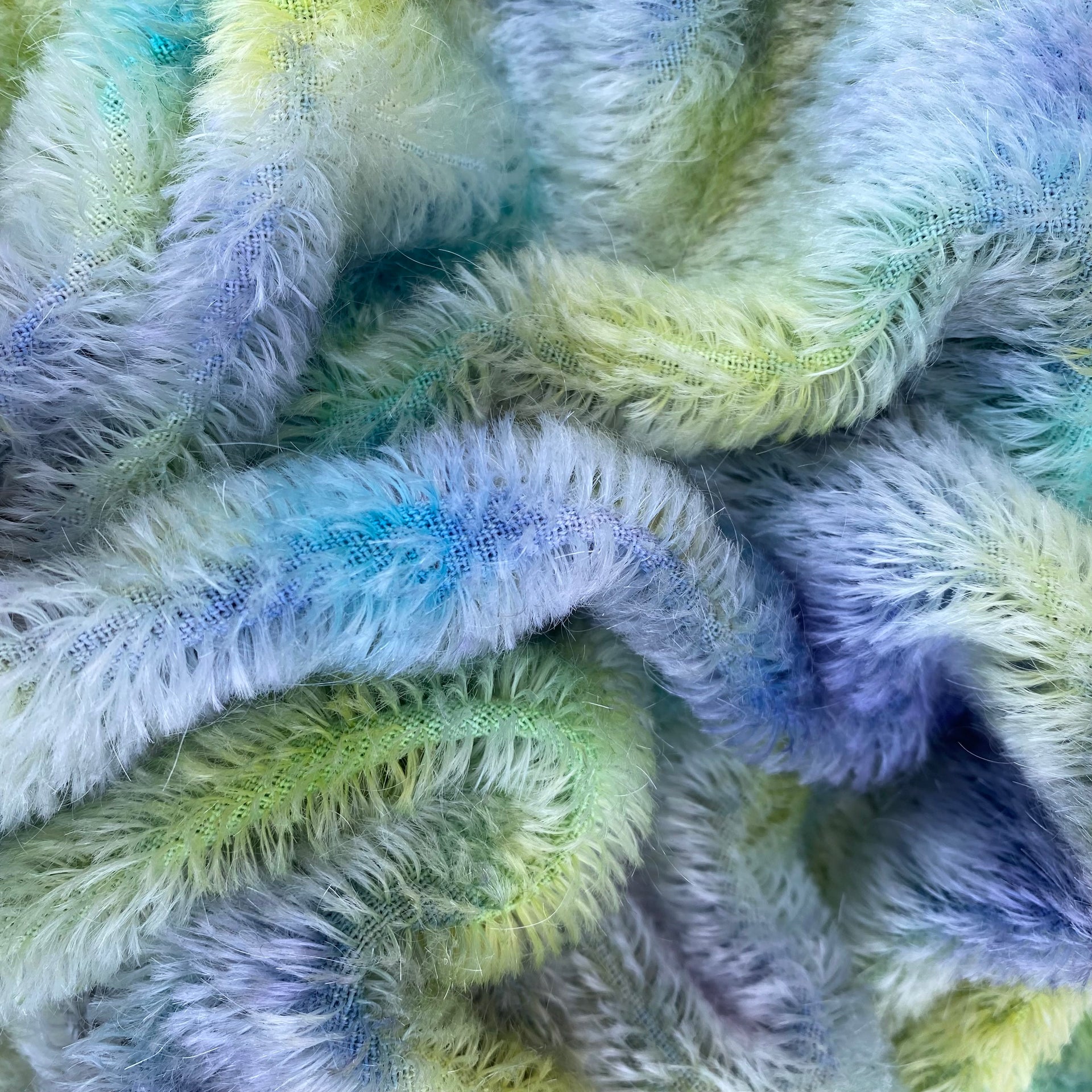Short 9mm String Mohair - Hand Dyed Potpourri - Fat 1/8m - OCT075