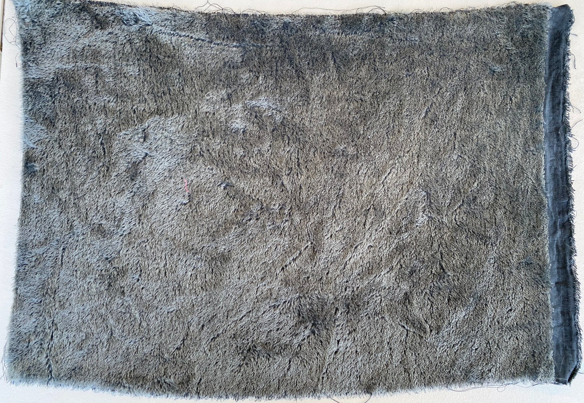 Short 9mm String Mohair - Hand Dyed Slate - Fat 1/4m - OCT092