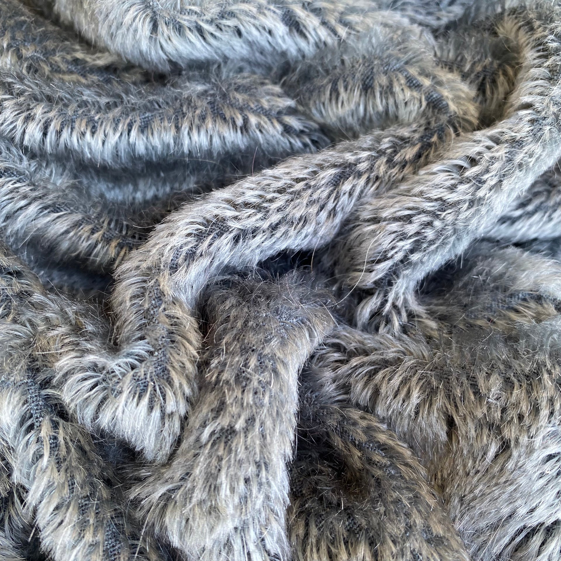 Short 9mm String Mohair - Hand Dyed Slate - Fat 1/4m - OCT092