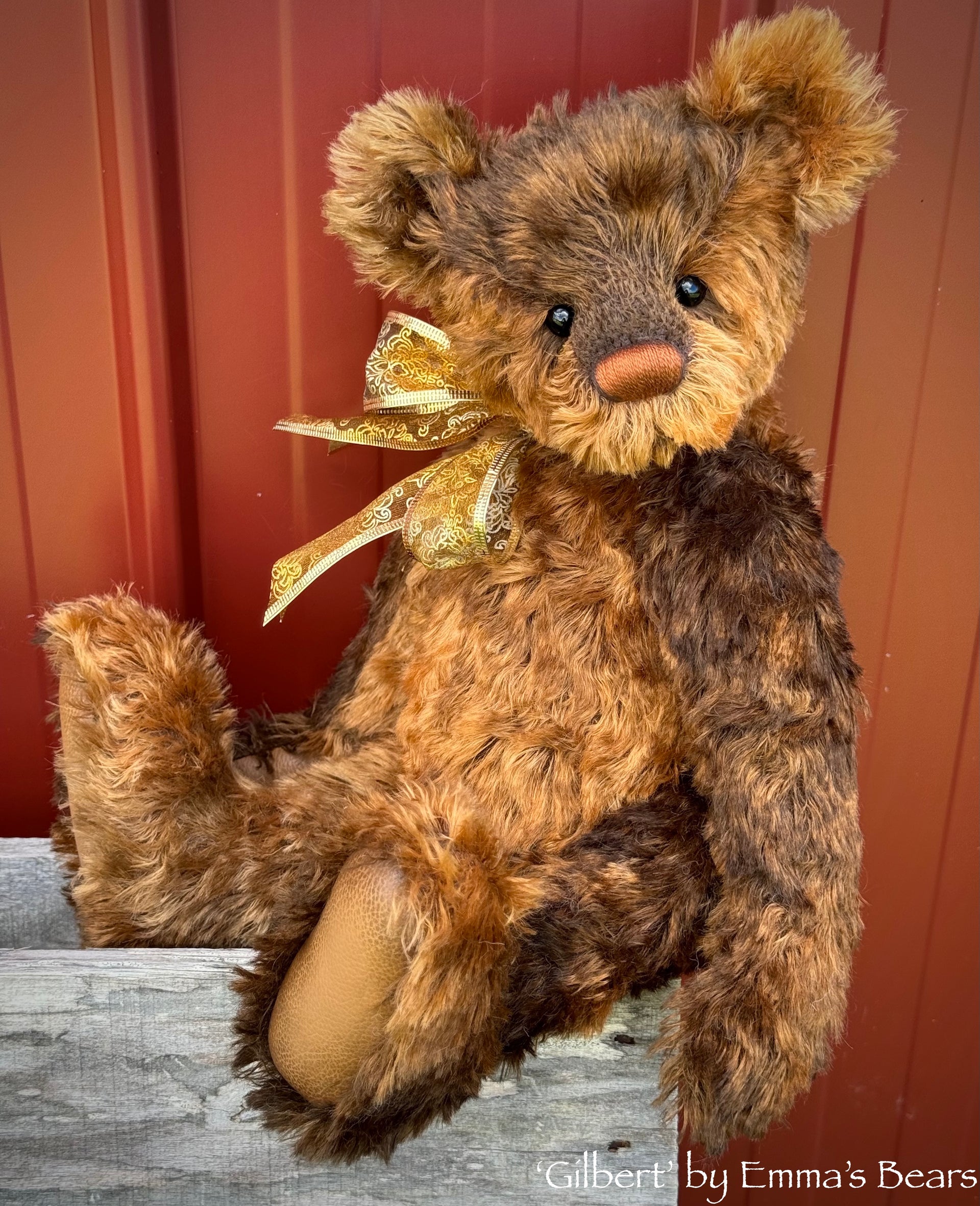Gilbert - 17" mohair artist bear by Emma's Bears - OOAK