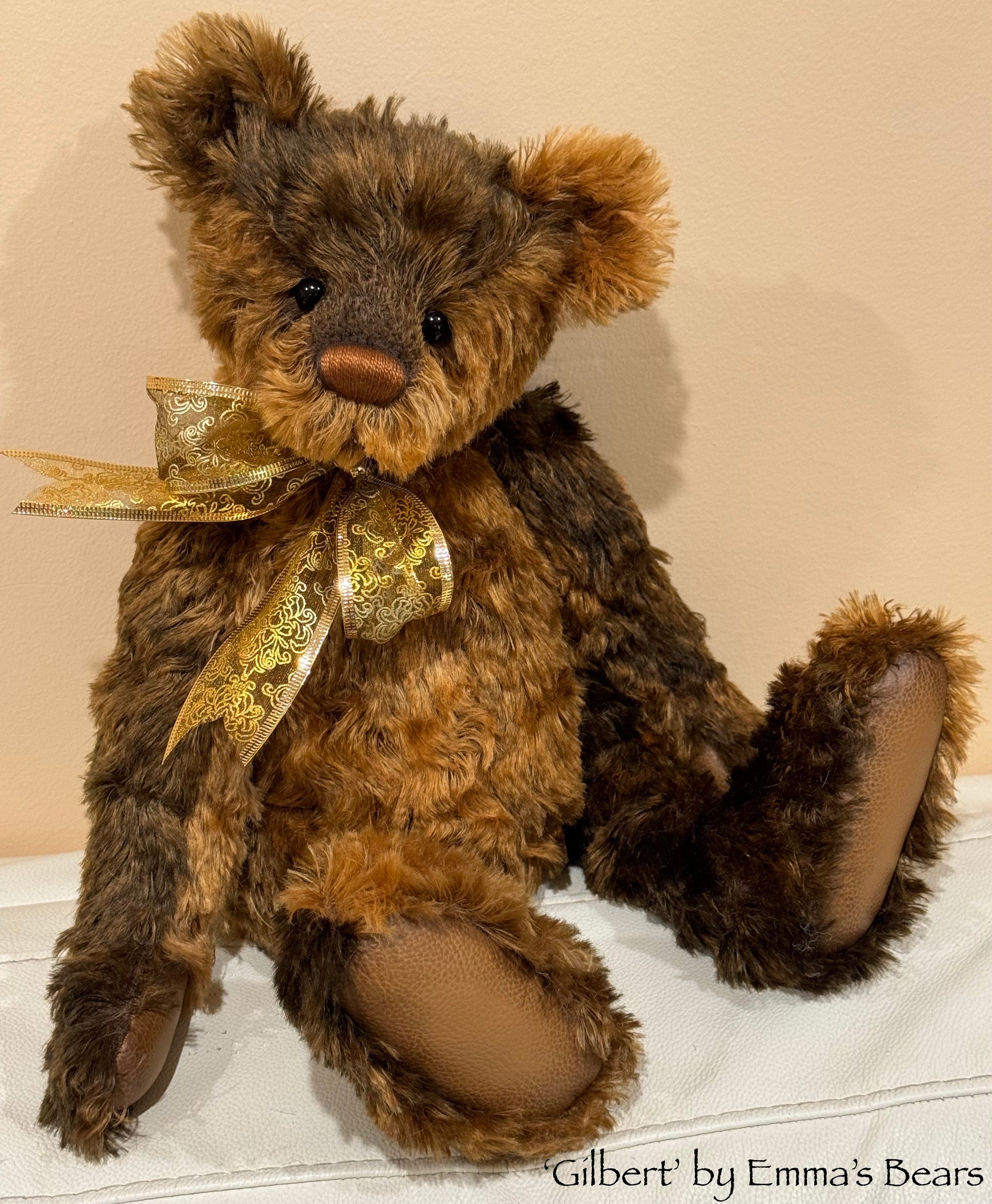 Gilbert - 17" mohair artist bear by Emma's Bears - OOAK