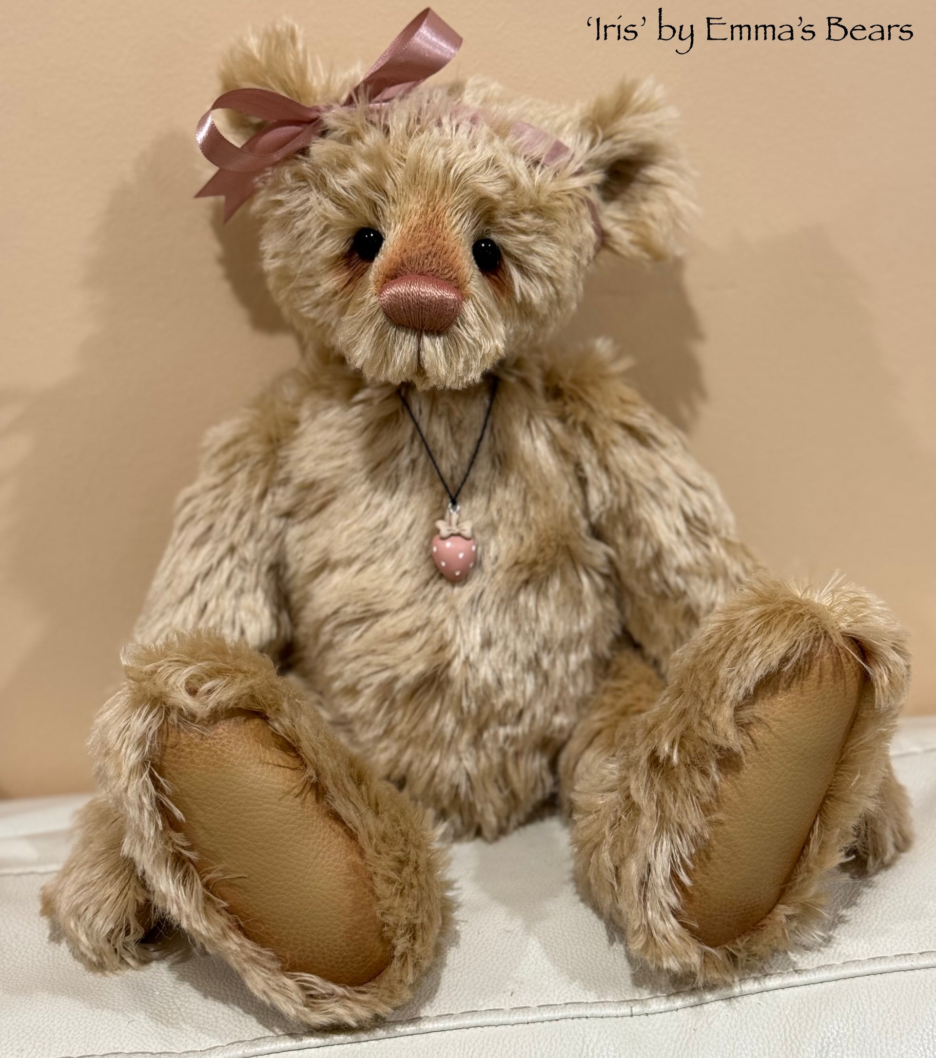Iris - 17" mohair artist bear by Emma's Bears - OOAK