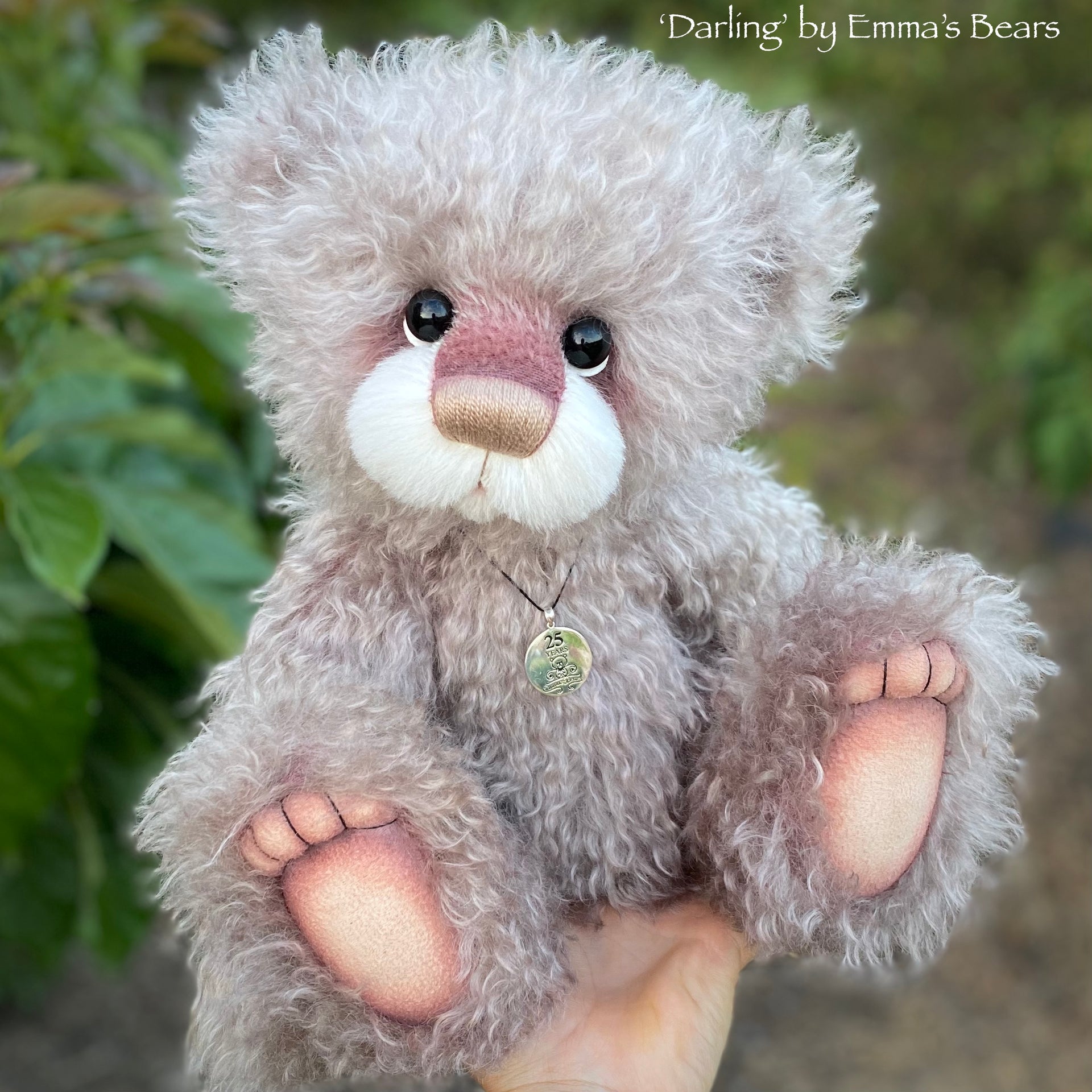 Darling - 16" SPECIAL 25th Anniversary Collection Hand-dyed mohair Artist Bear by Emmas Bears - OOAK