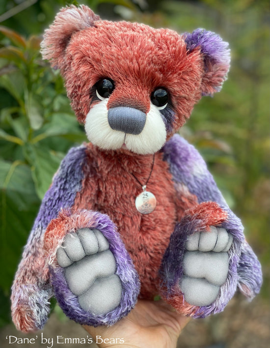 Dane - 16" SPECIAL 25th Anniversary Collection Hand-dyed mohair Artist Bear by Emmas Bears - OOAK