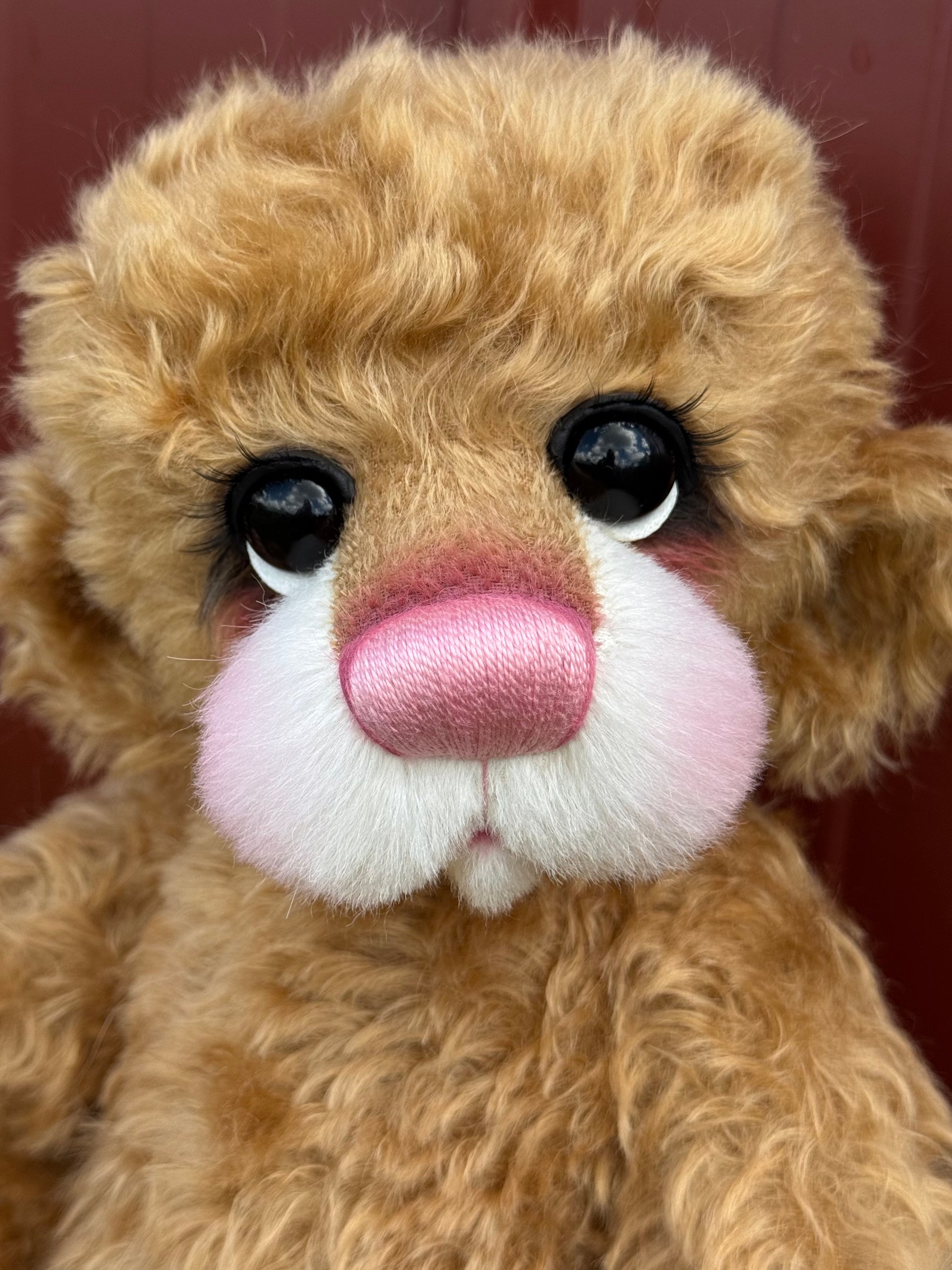 Lilibet Flower - 17" Golden Mohair EASTER Artist Bear by Emma's Bears - OOAK