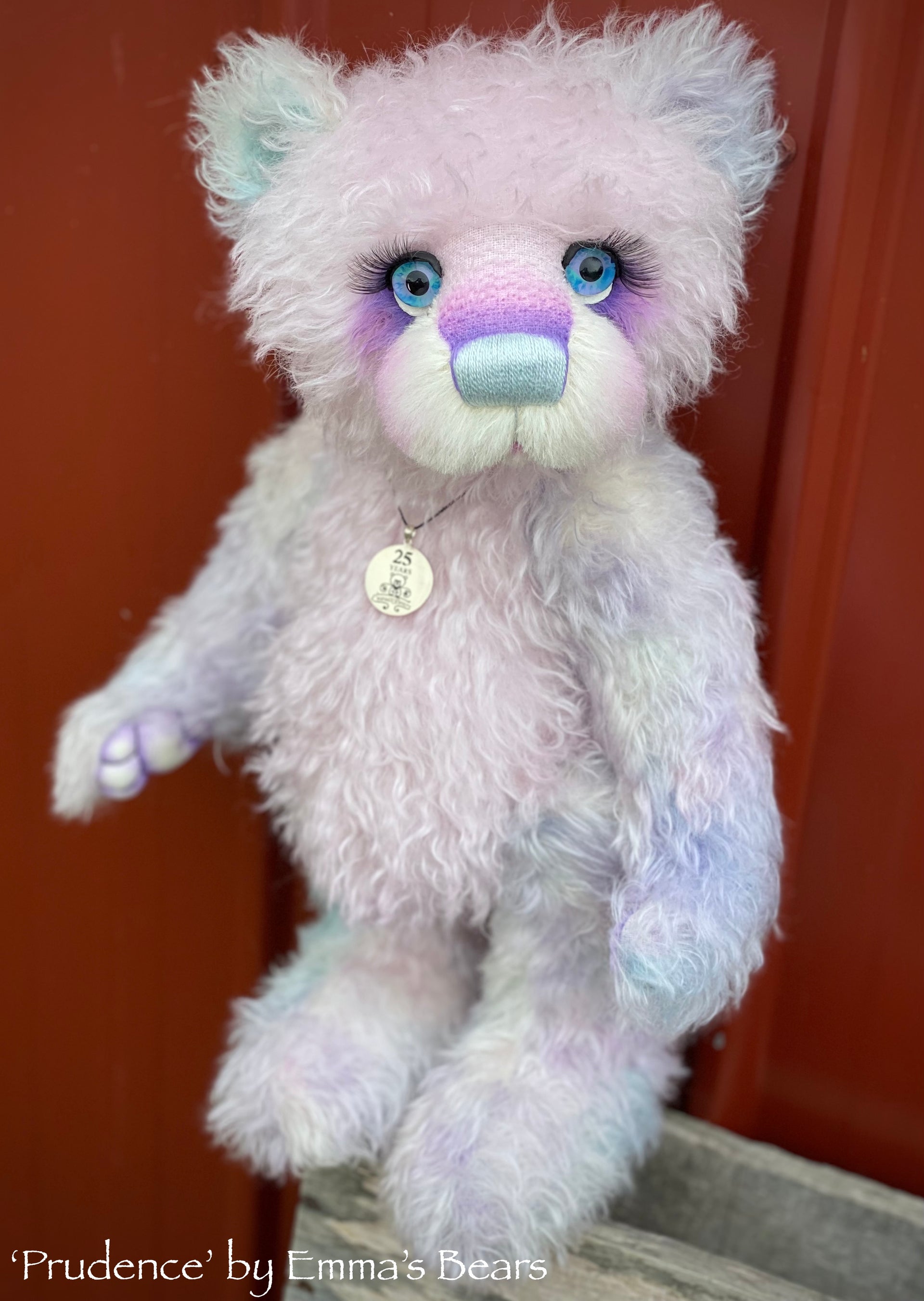 Prudence - 16" SPECIAL 25th Anniversary Collection Hand-dyed mohair Artist Bear by Emmas Bears - OOAK