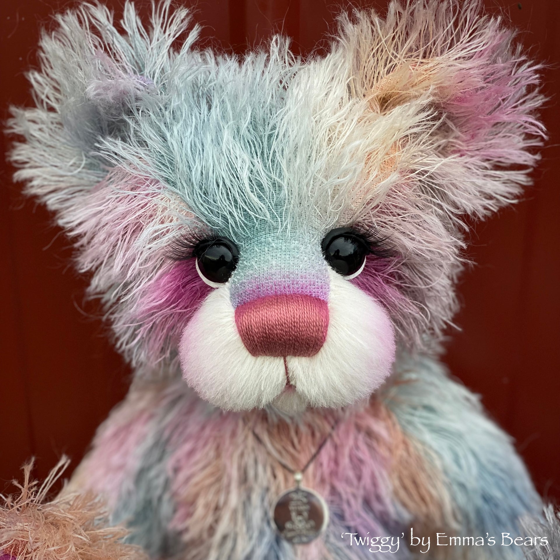 Twiggy - 16" SPECIAL 25th Anniversary Collection Hand-dyed mohair Artist Bear by Emmas Bears - OOAK