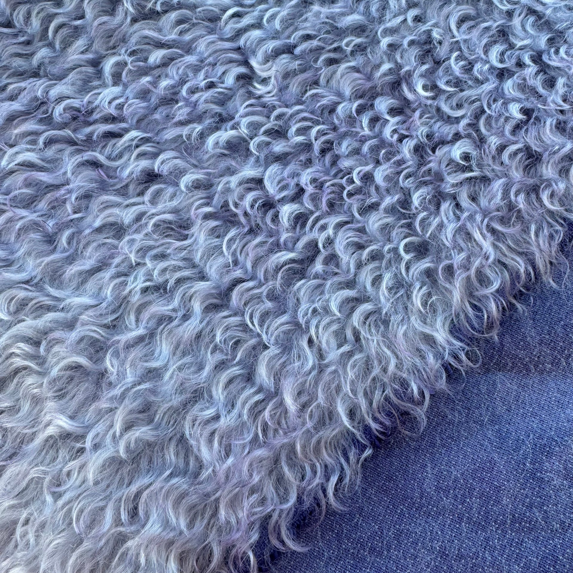 Curlylocks Mohair - Hand Dyed Heather - Fat 1/4m - JUN005