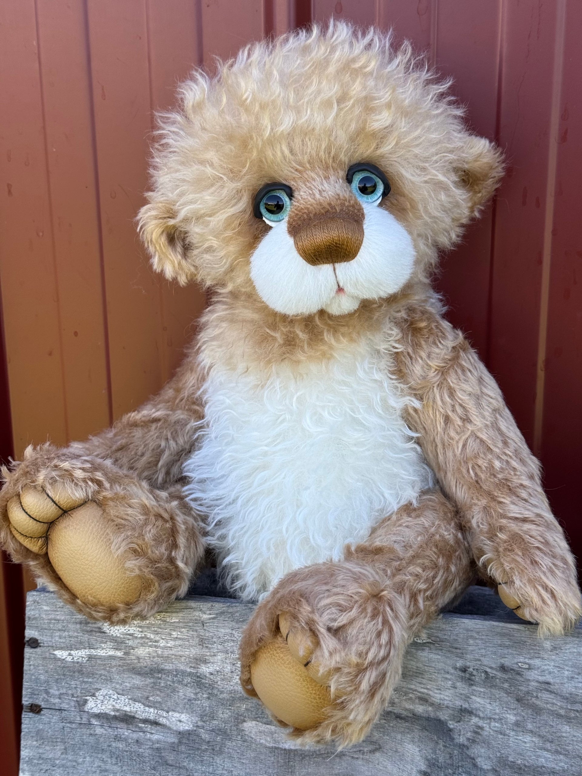 Benjamin Bilby - 17" Blonde Mohair EASTER Artist Bear by Emma's Bears - OOAK