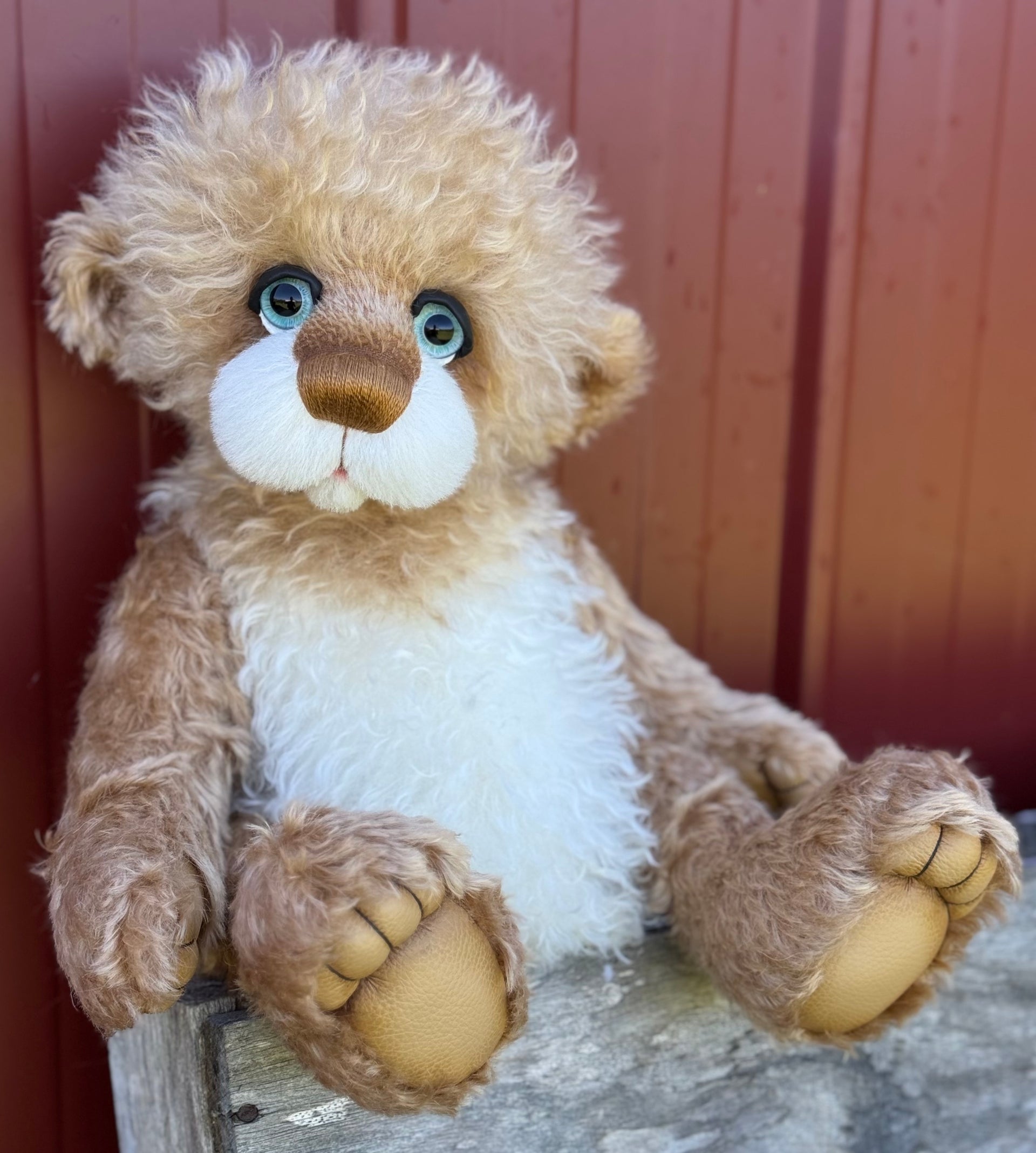 Benjamin Bilby - 17" Blonde Mohair EASTER Artist Bear by Emma's Bears - OOAK