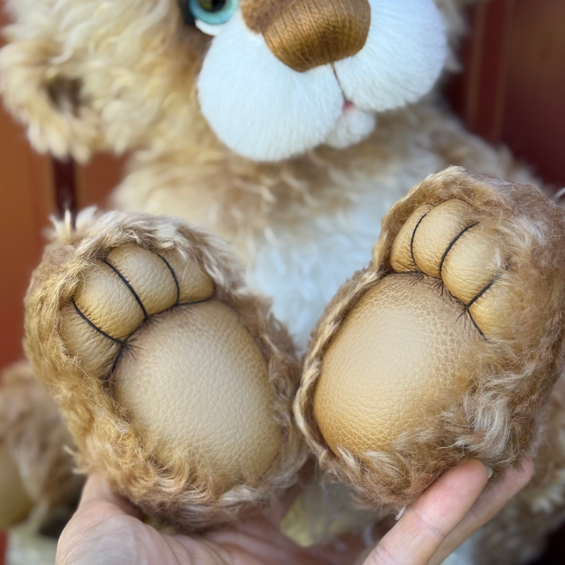 Benjamin Bilby - 17" Blonde Mohair EASTER Artist Bear by Emma's Bears - OOAK