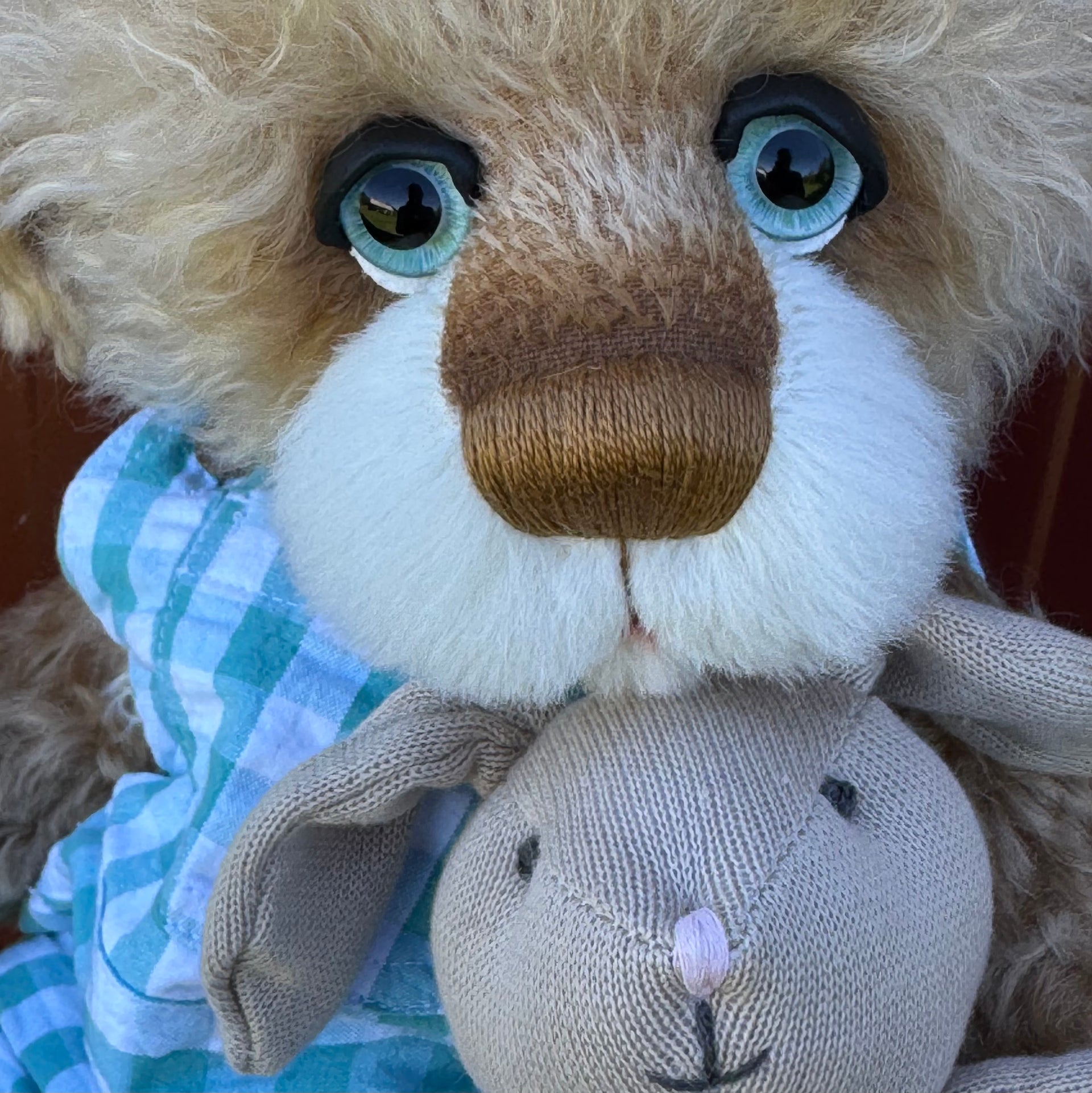 Benjamin Bilby - 17" Blonde Mohair EASTER Artist Bear by Emma's Bears - OOAK