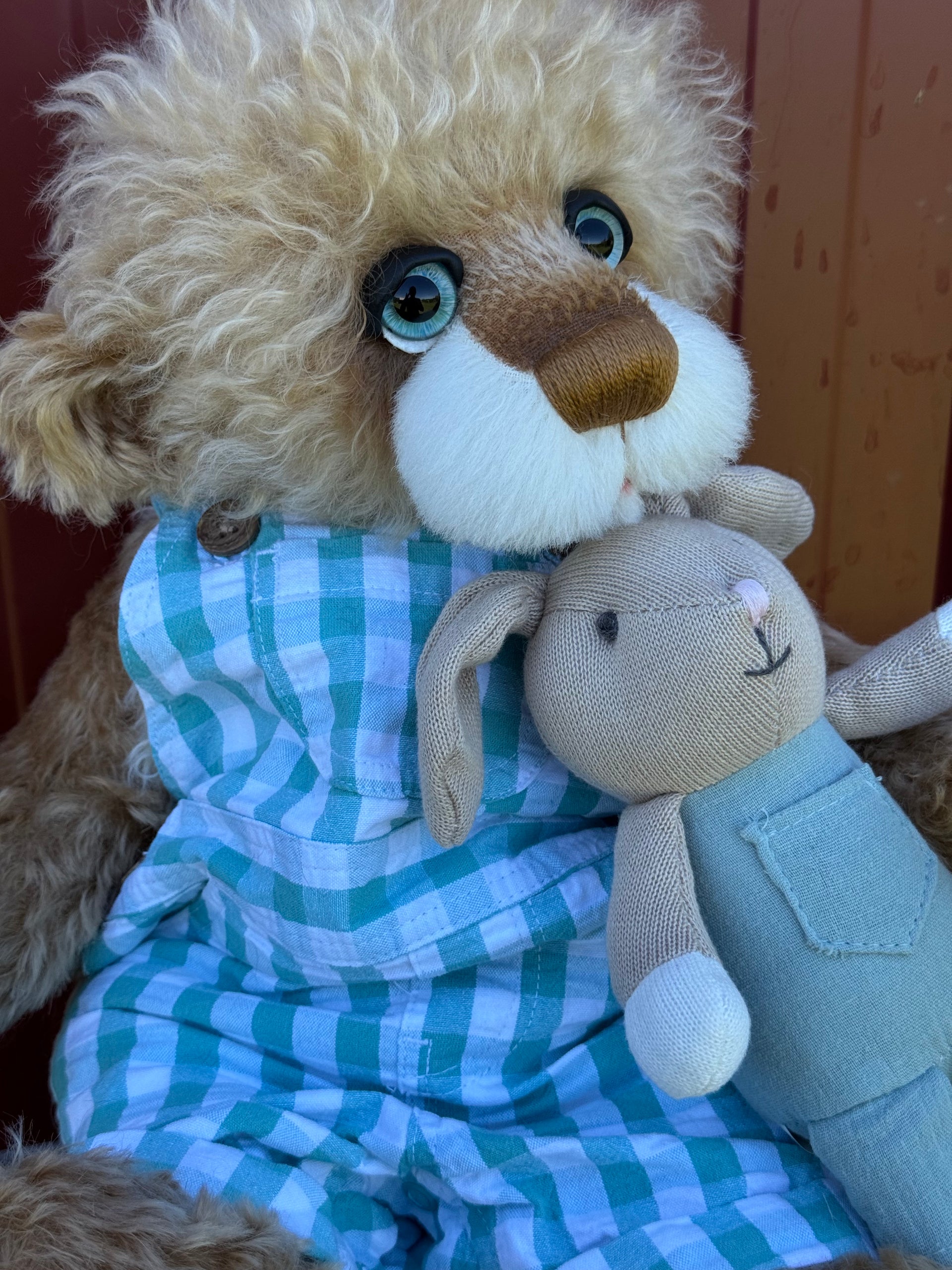 Benjamin Bilby - 17" Blonde Mohair EASTER Artist Bear by Emma's Bears - OOAK