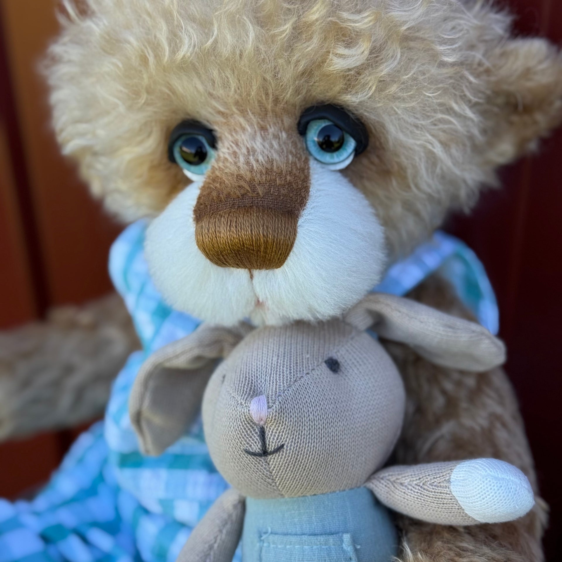 Benjamin Bilby - 17" Blonde Mohair EASTER Artist Bear by Emma's Bears - OOAK