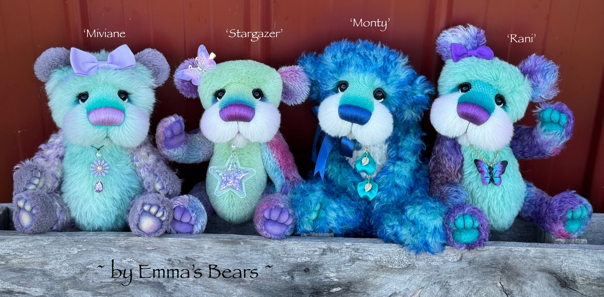 Stargazer - 11" Alpaca and mohair artist bear by Emma's Bears - OOAK