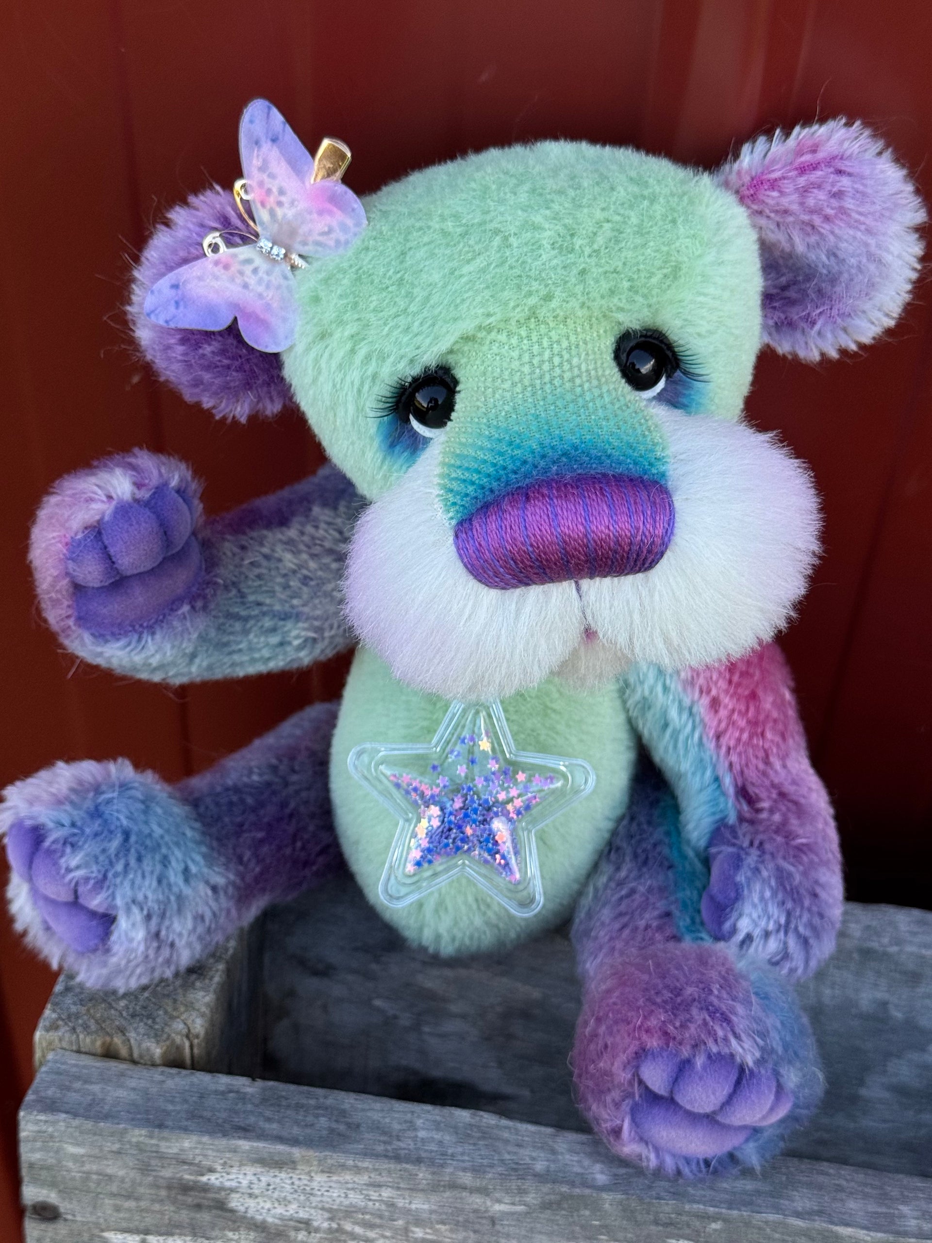 Stargazer - 11" Alpaca and mohair artist bear by Emma's Bears - OOAK