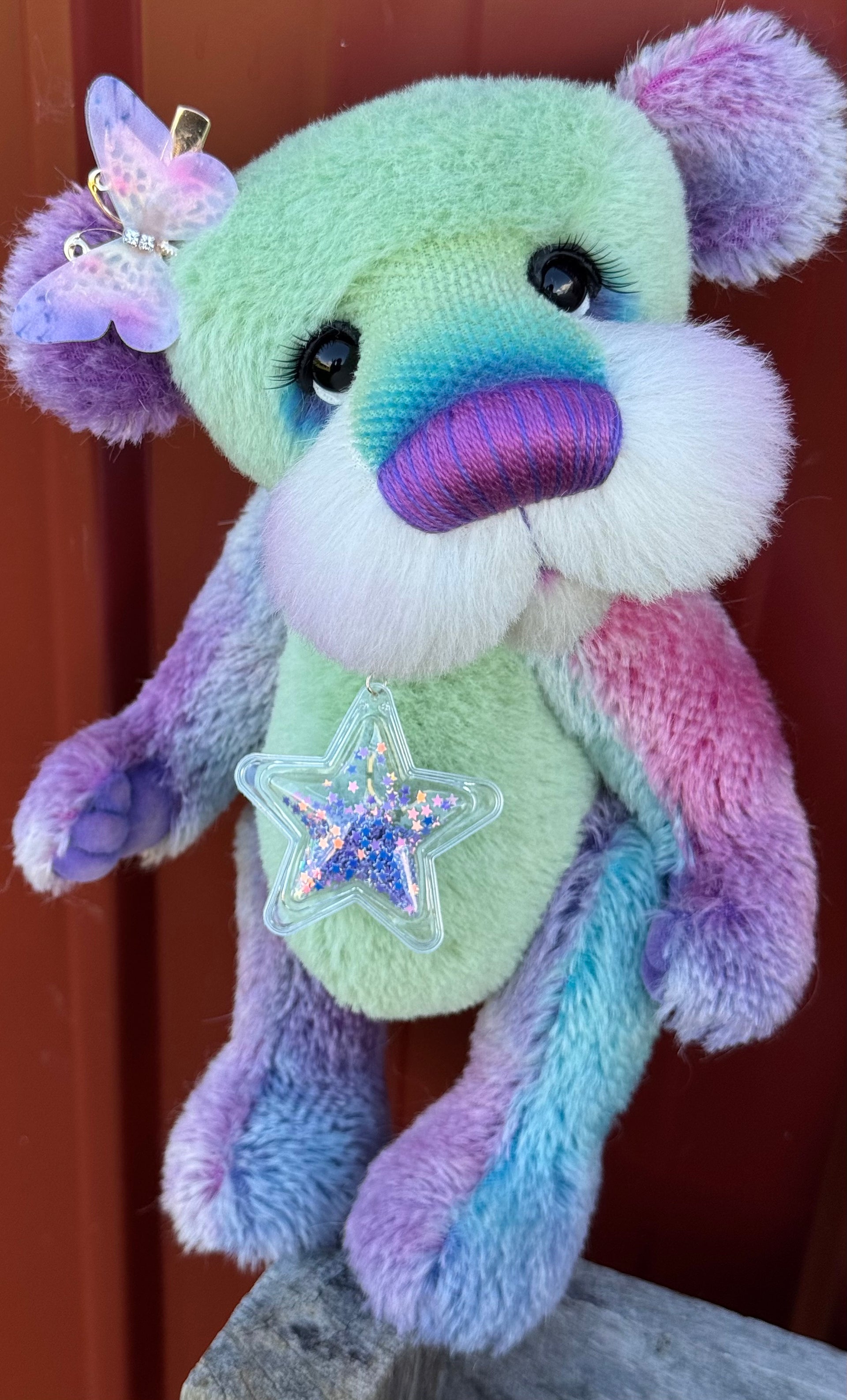 Stargazer - 11" Alpaca and mohair artist bear by Emma's Bears - OOAK