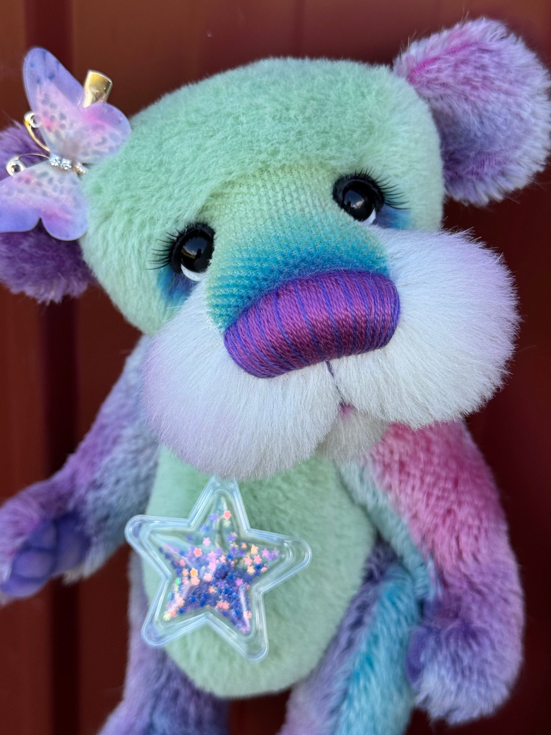 Stargazer - 11" Alpaca and mohair artist bear by Emma's Bears - OOAK