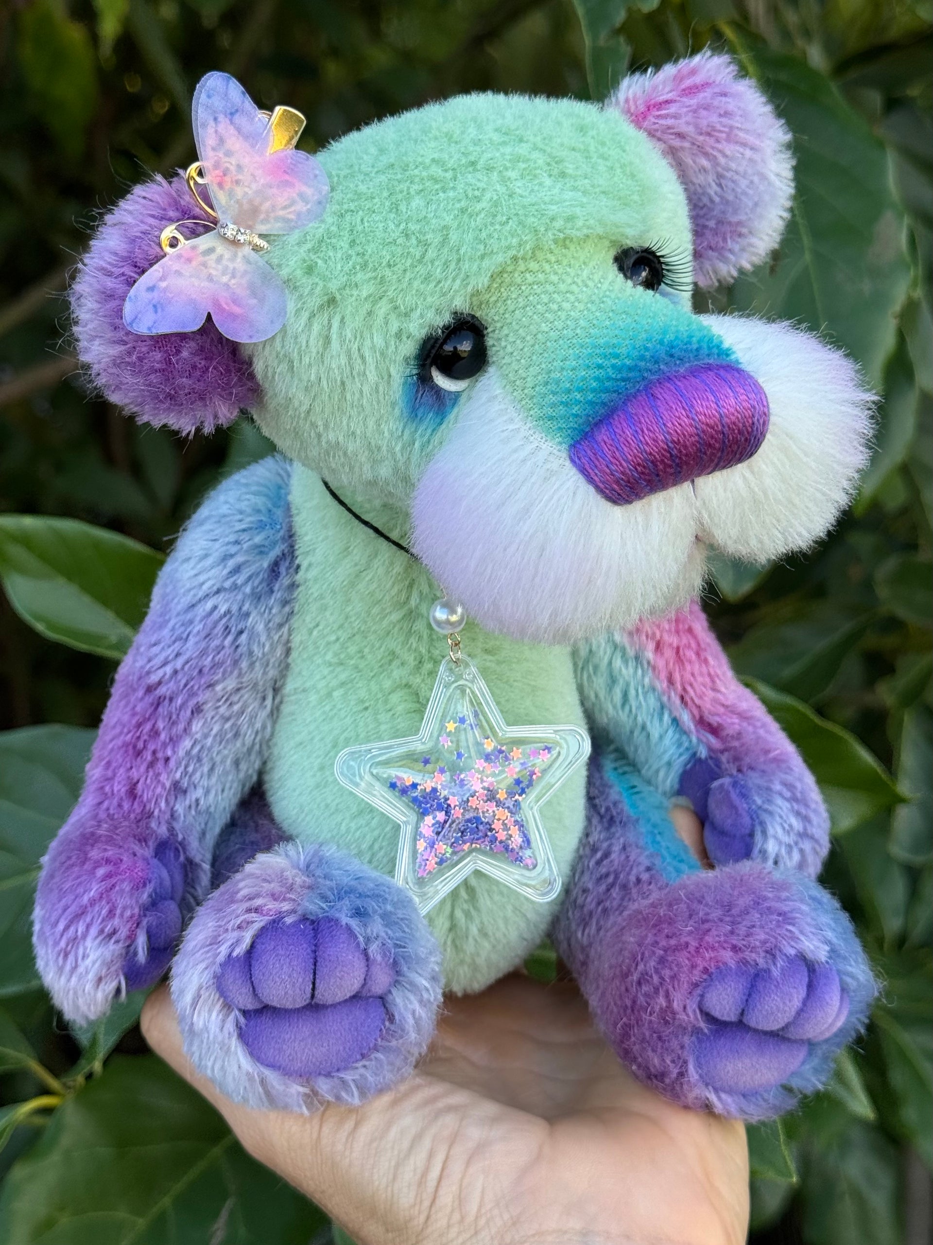 Stargazer - 11" Alpaca and mohair artist bear by Emma's Bears - OOAK