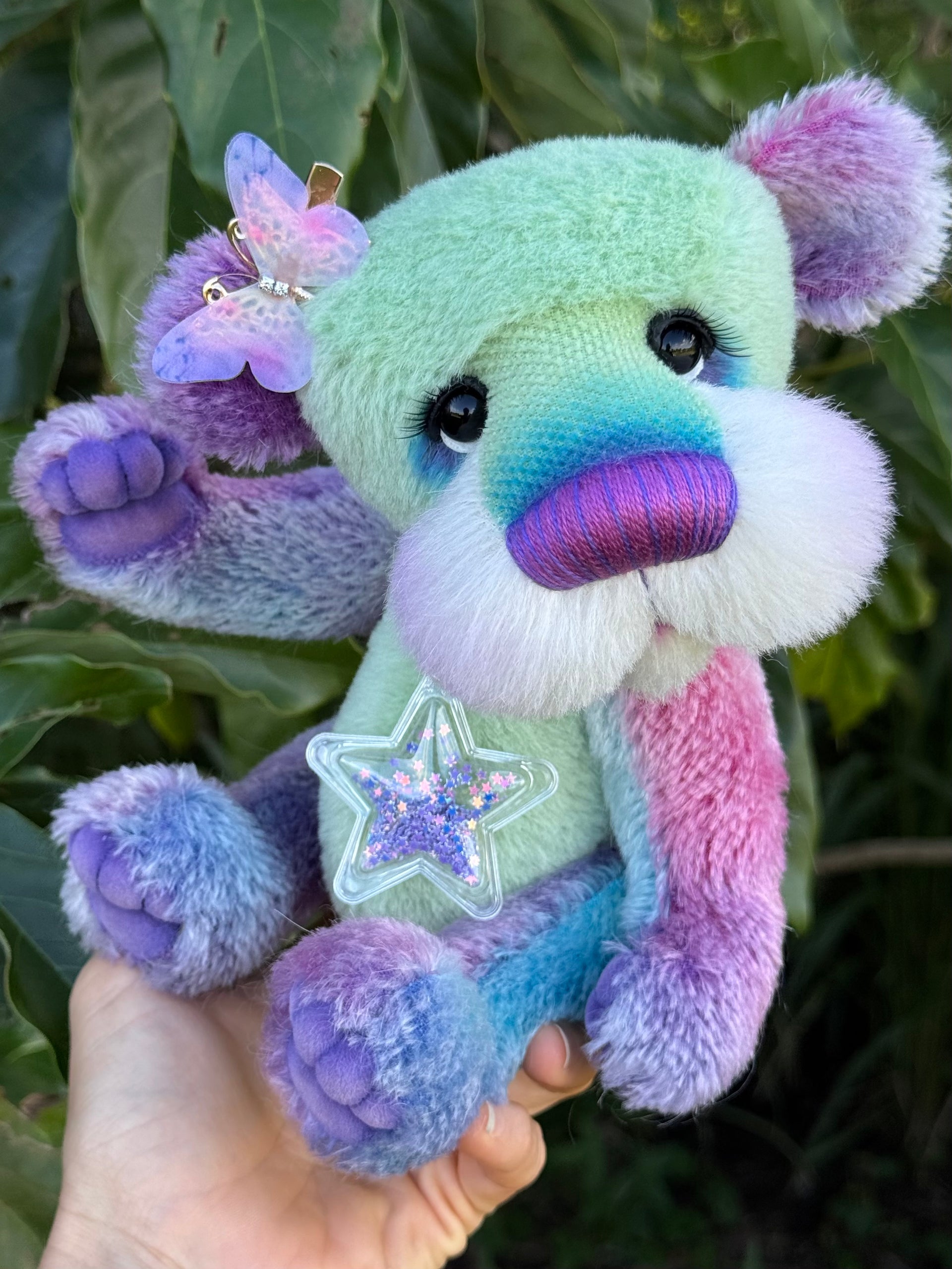 Stargazer - 11" Alpaca and mohair artist bear by Emma's Bears - OOAK