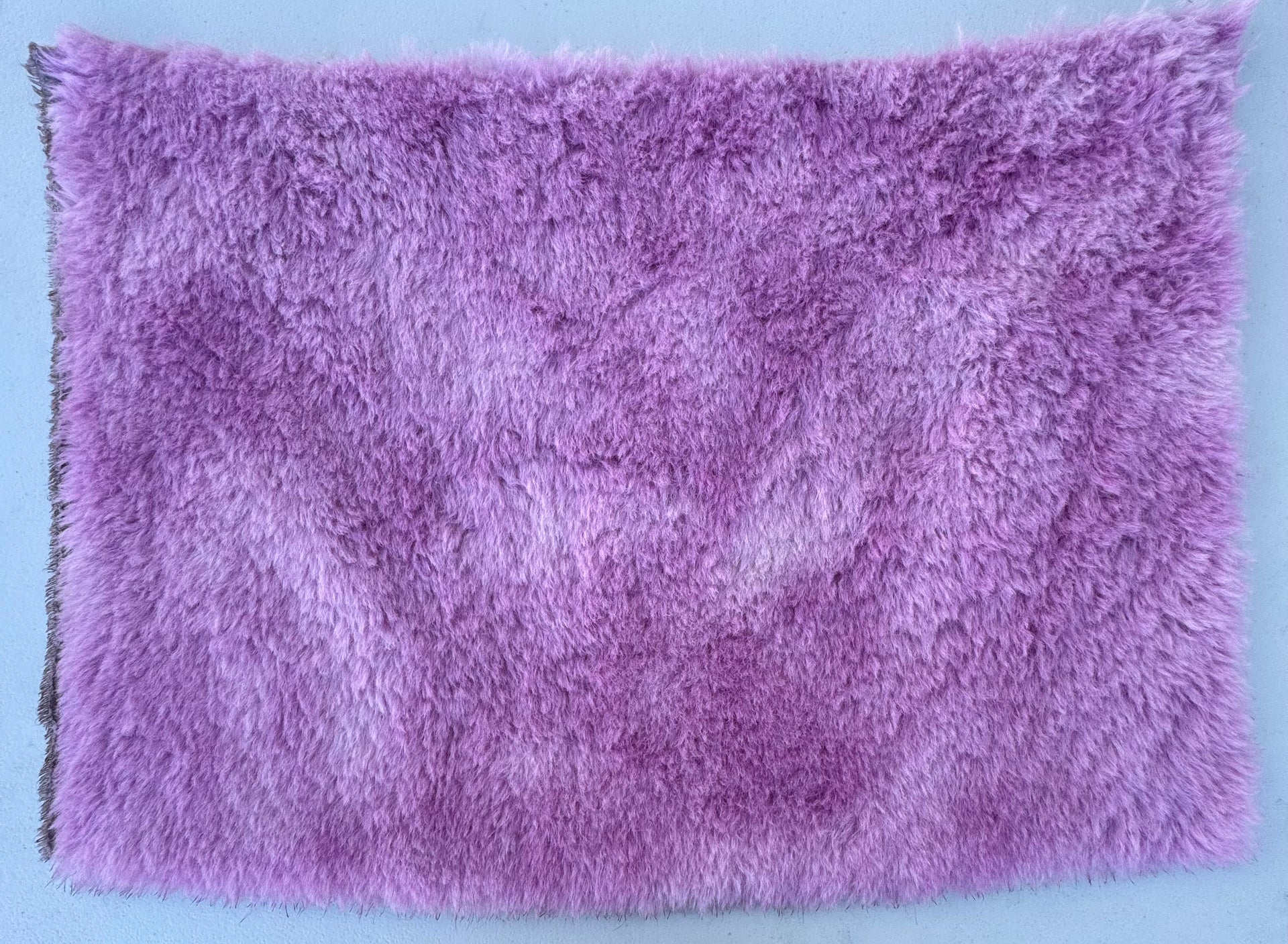 Long Alpaca - Hand Dyed Orchid Plum Batik - Fat 1/4m - APR020