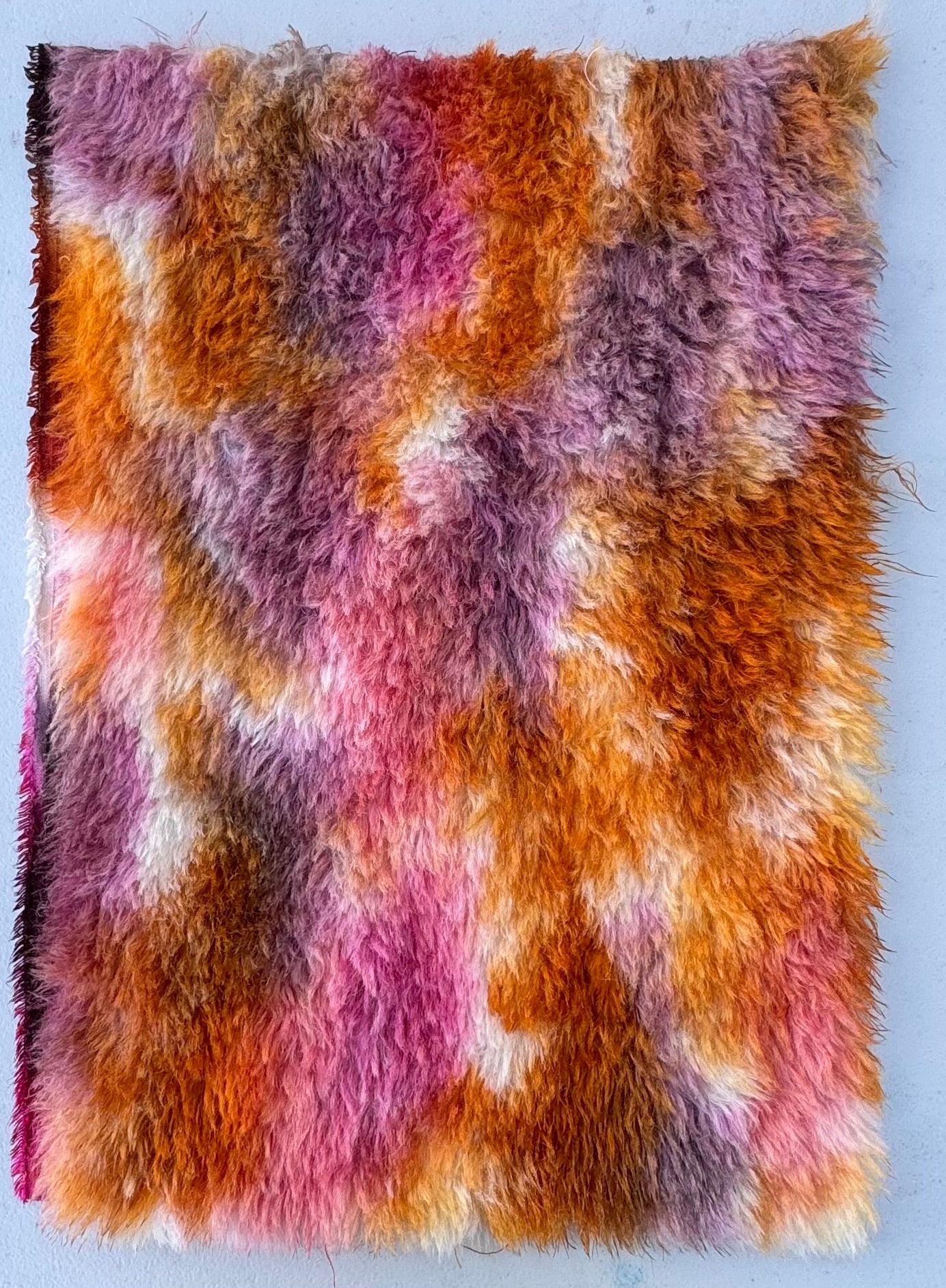 Long Alpaca - Hand Dyed Autumn Leaves - Fat 1/8m - APR023