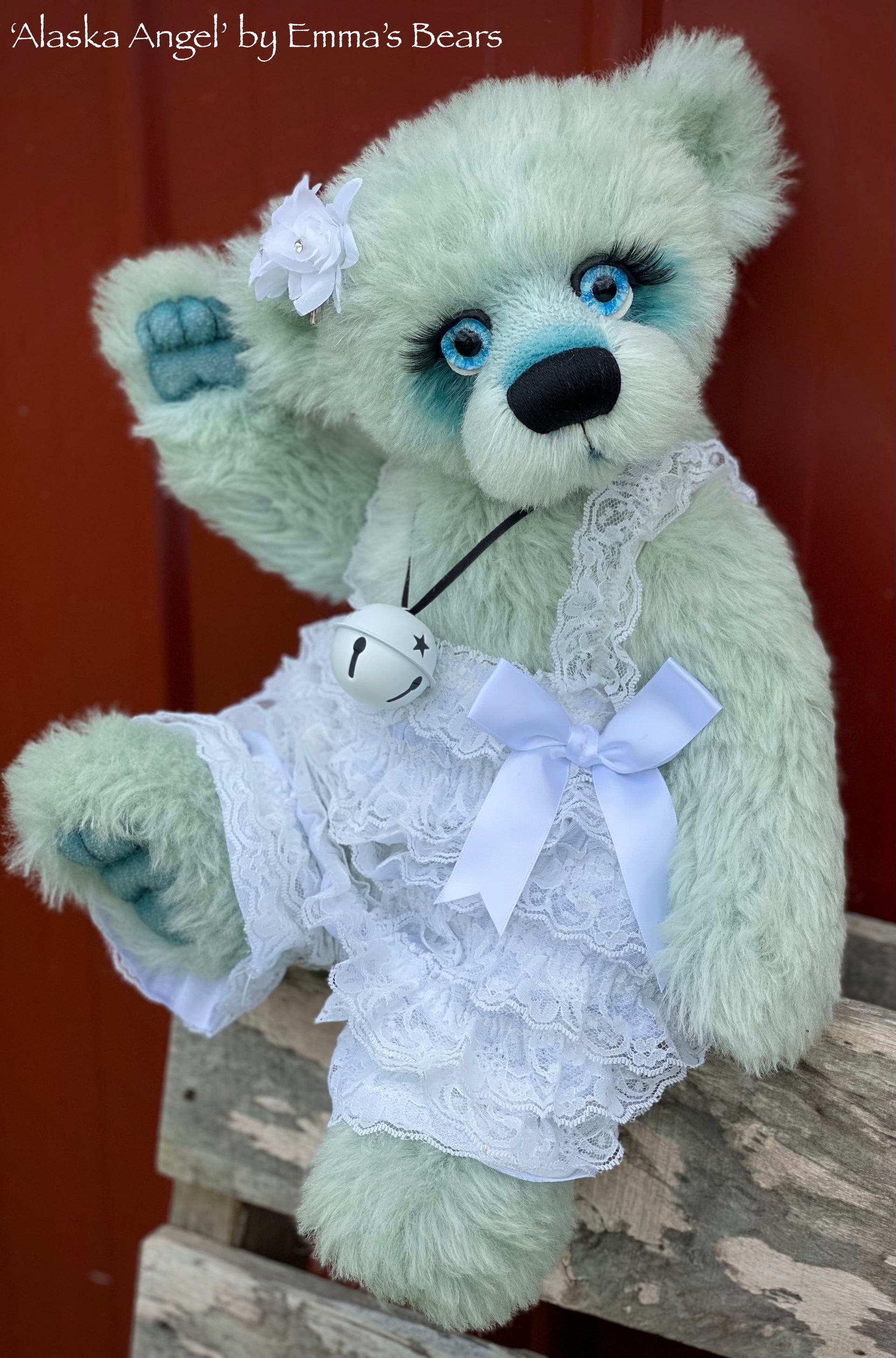 Alaska Angel - 18" Christmas 2023 Artist Bear by Emma's Bears - OOAK