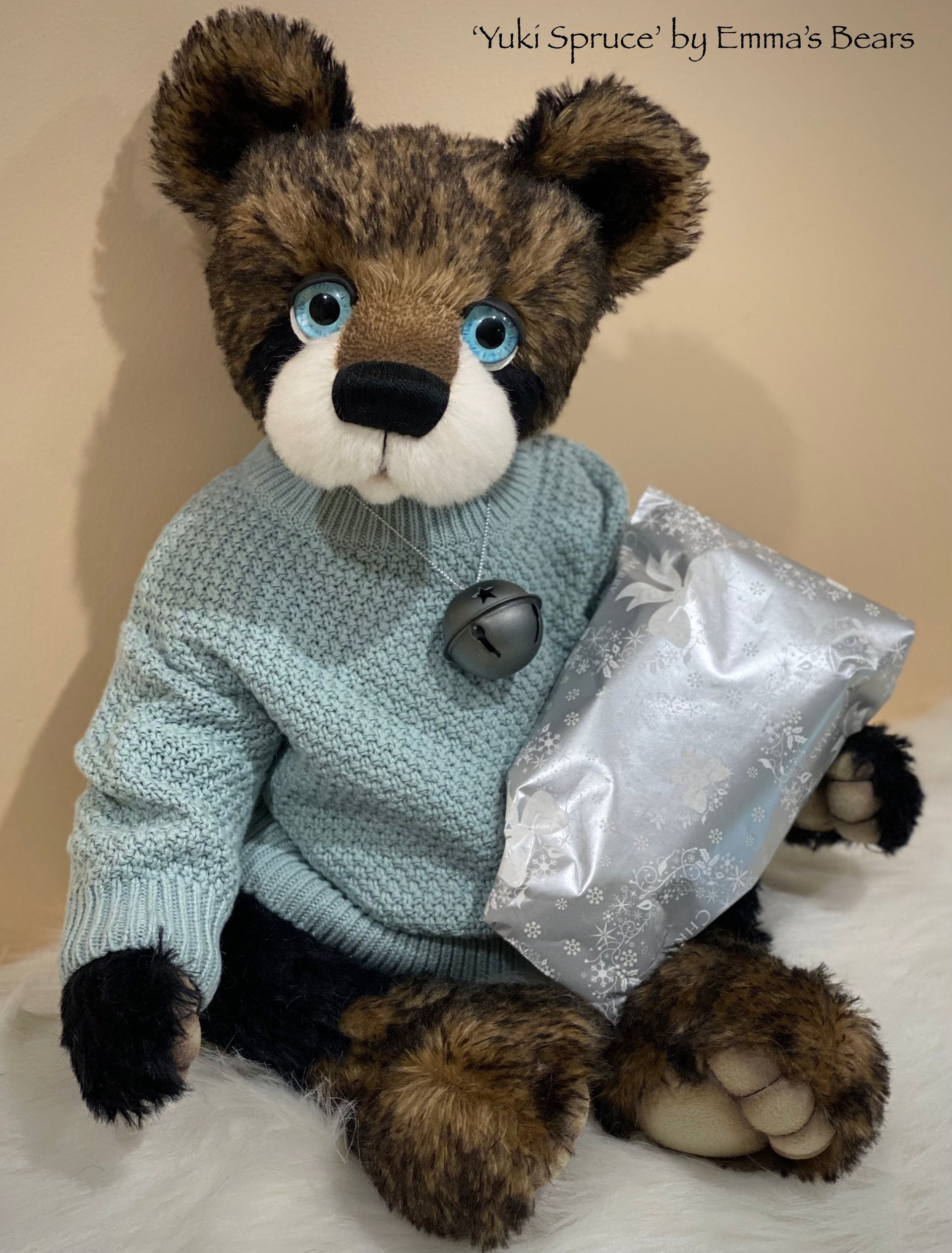 Yuki Spruce - 22" Christmas 2023 Artist Bear by Emma's Bears - OOAK