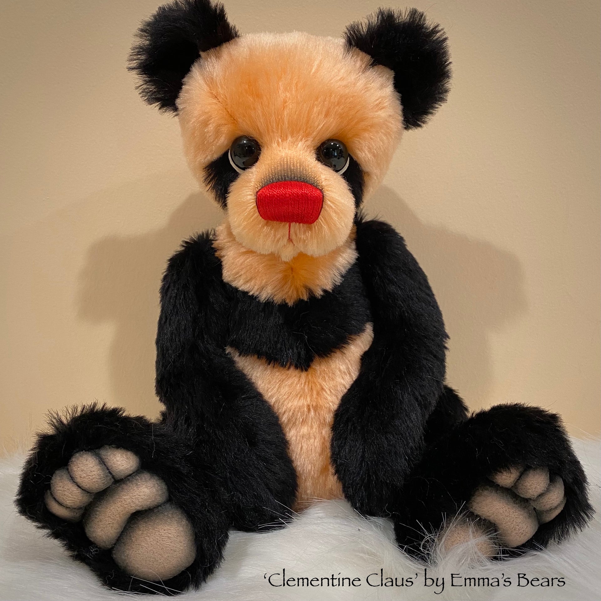 Clementine Claus - 17" Christmas 2023 Artist Bear by Emma's Bears - OOAK