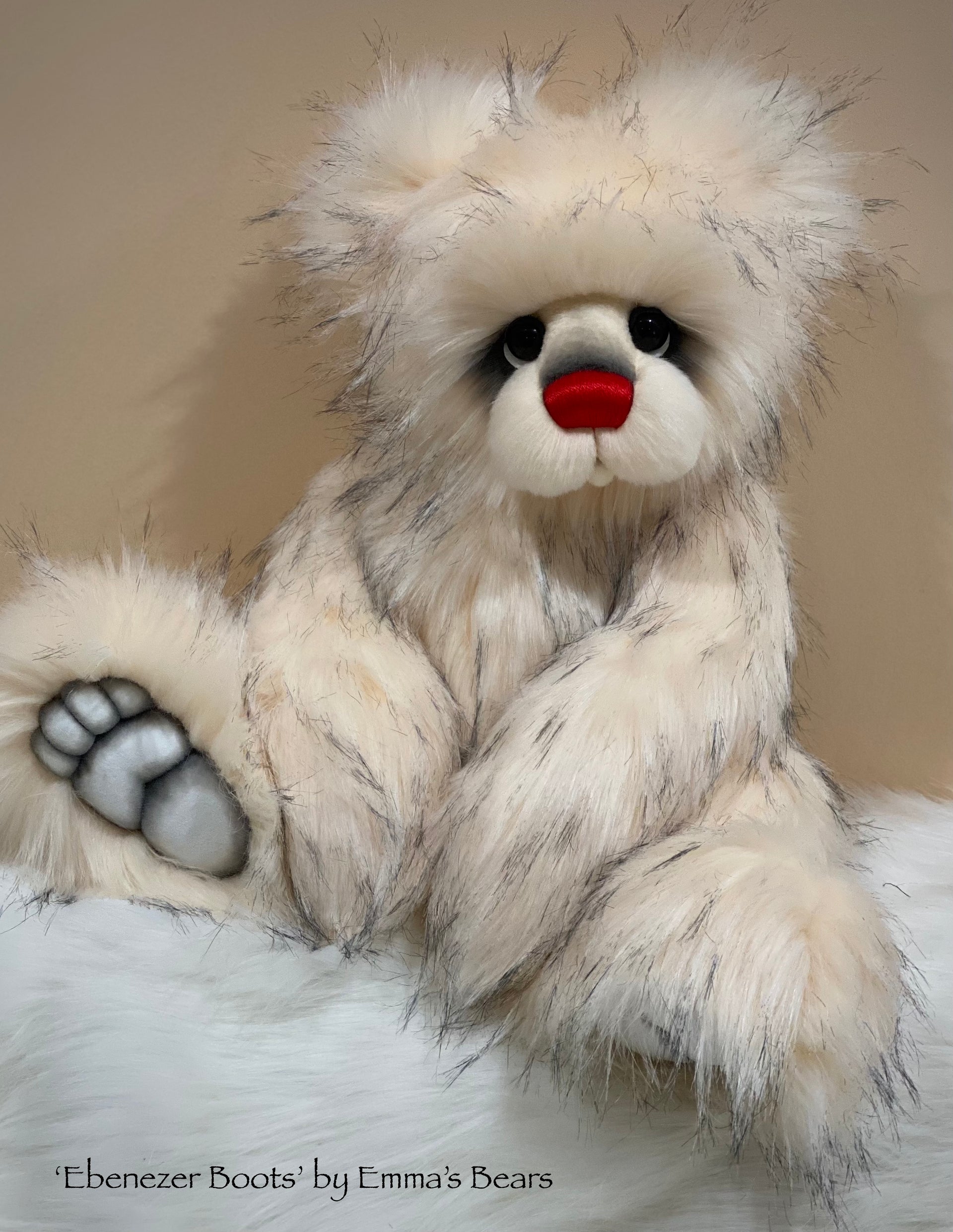 Ebenezer Boots - 24" Christmas 2023 Artist Bear by Emma's Bears - OOAK