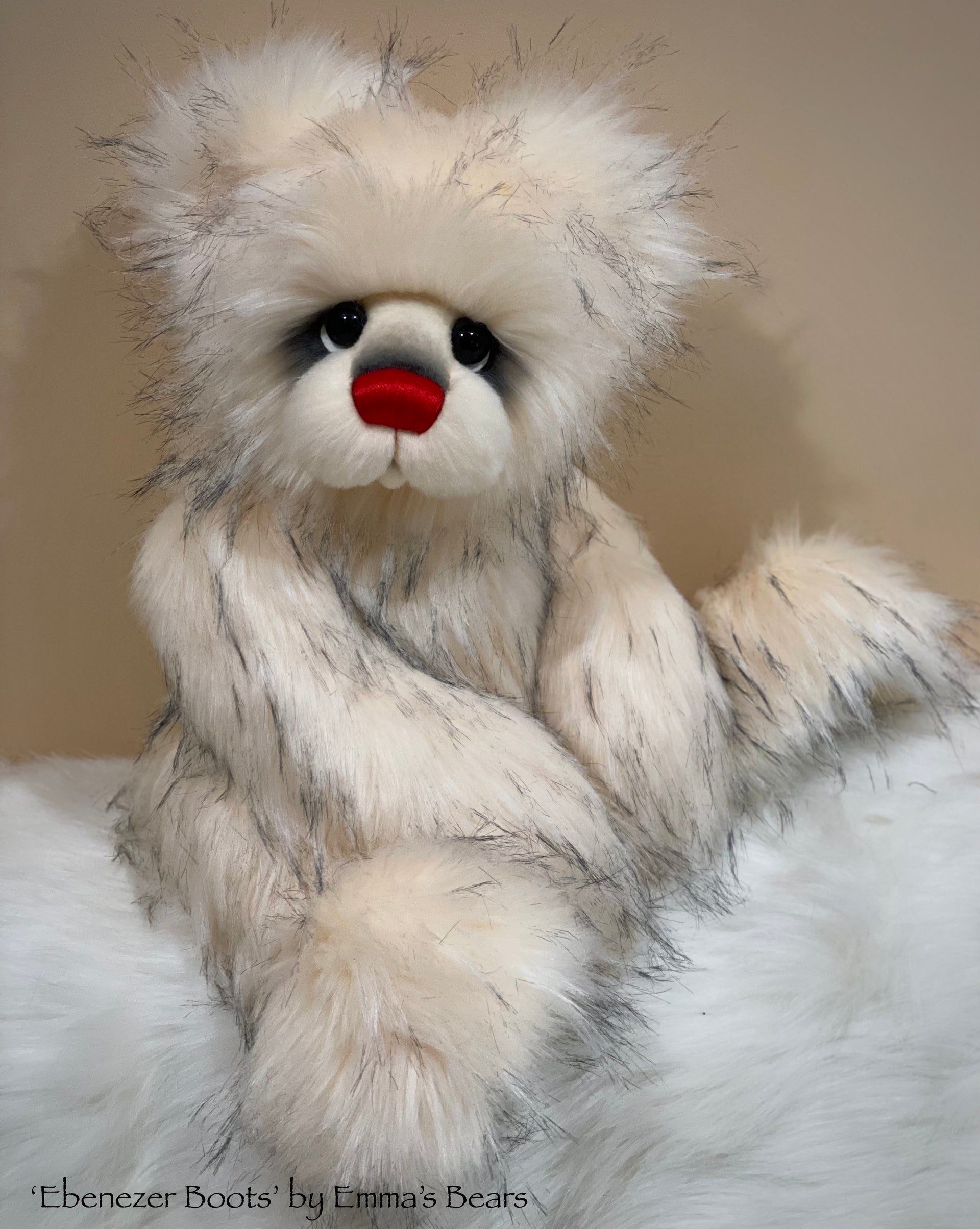 Ebenezer Boots - 24" Christmas 2023 Artist Bear by Emma's Bears - OOAK