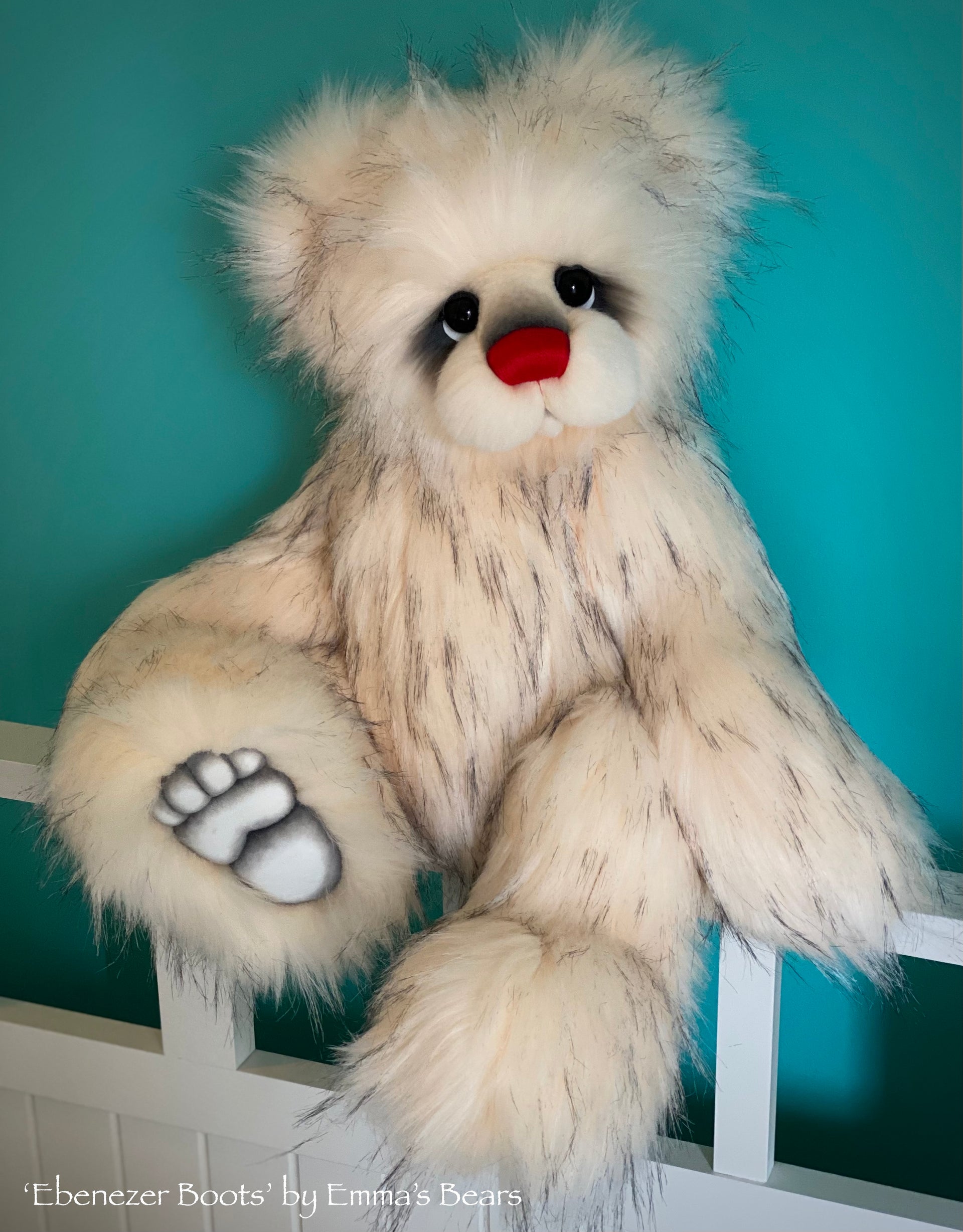 Ebenezer Boots - 24" Christmas 2023 Artist Bear by Emma's Bears - OOAK