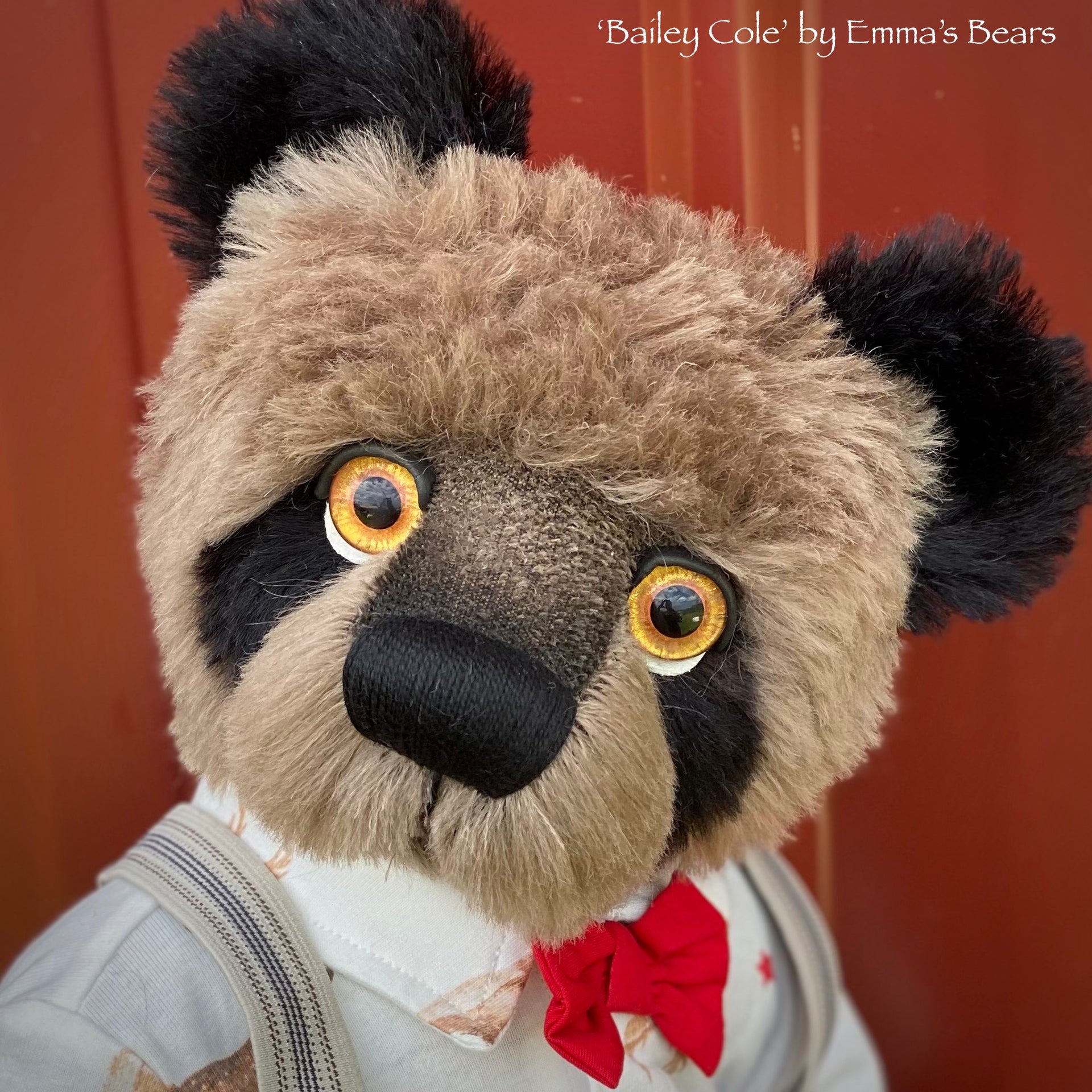 Bailey Cole - 18" Christmas 2023 Artist Bear by Emma's Bears - OOAK