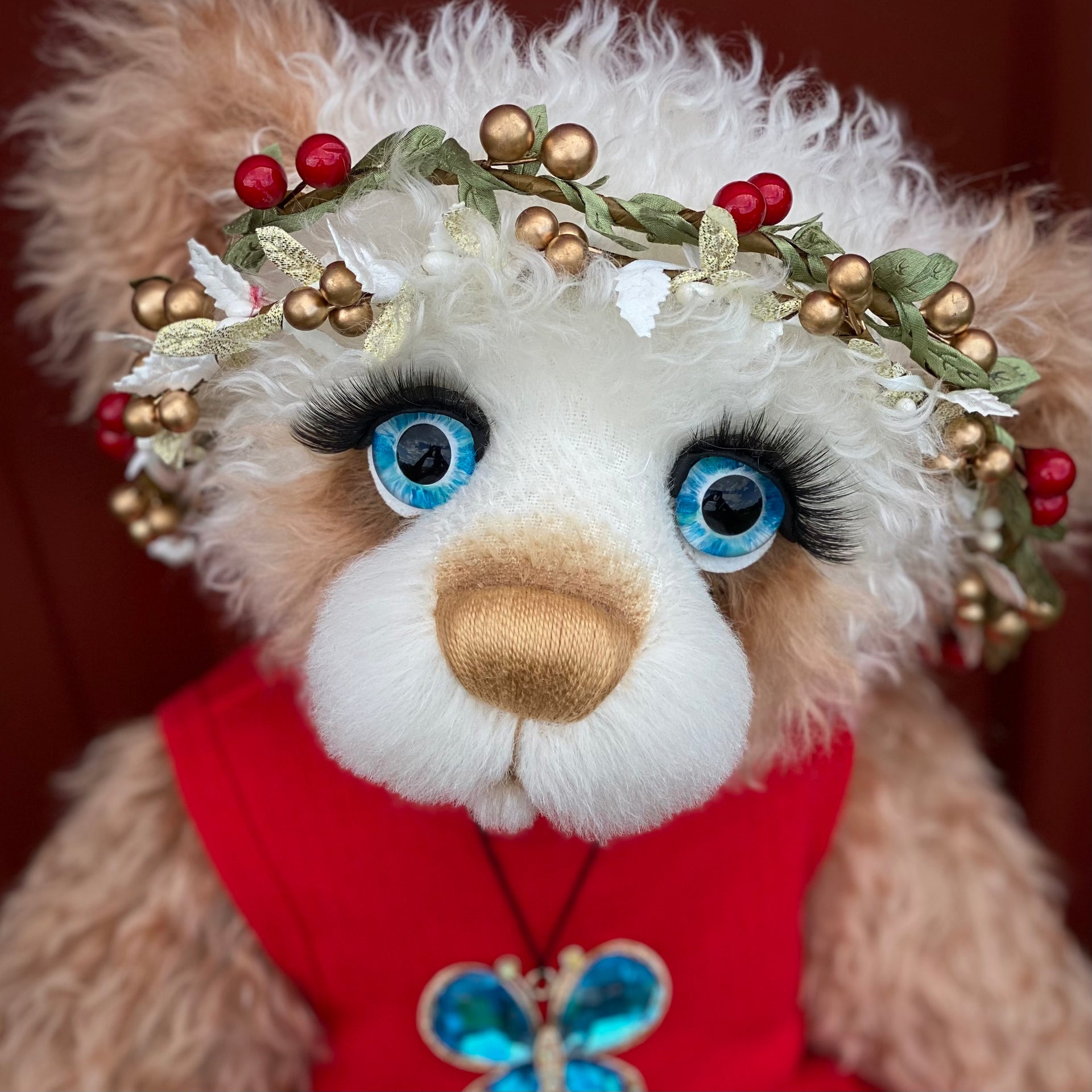 Candy Custard - 21" Christmas 2023 Artist Bear by Emma's Bears - OOAK