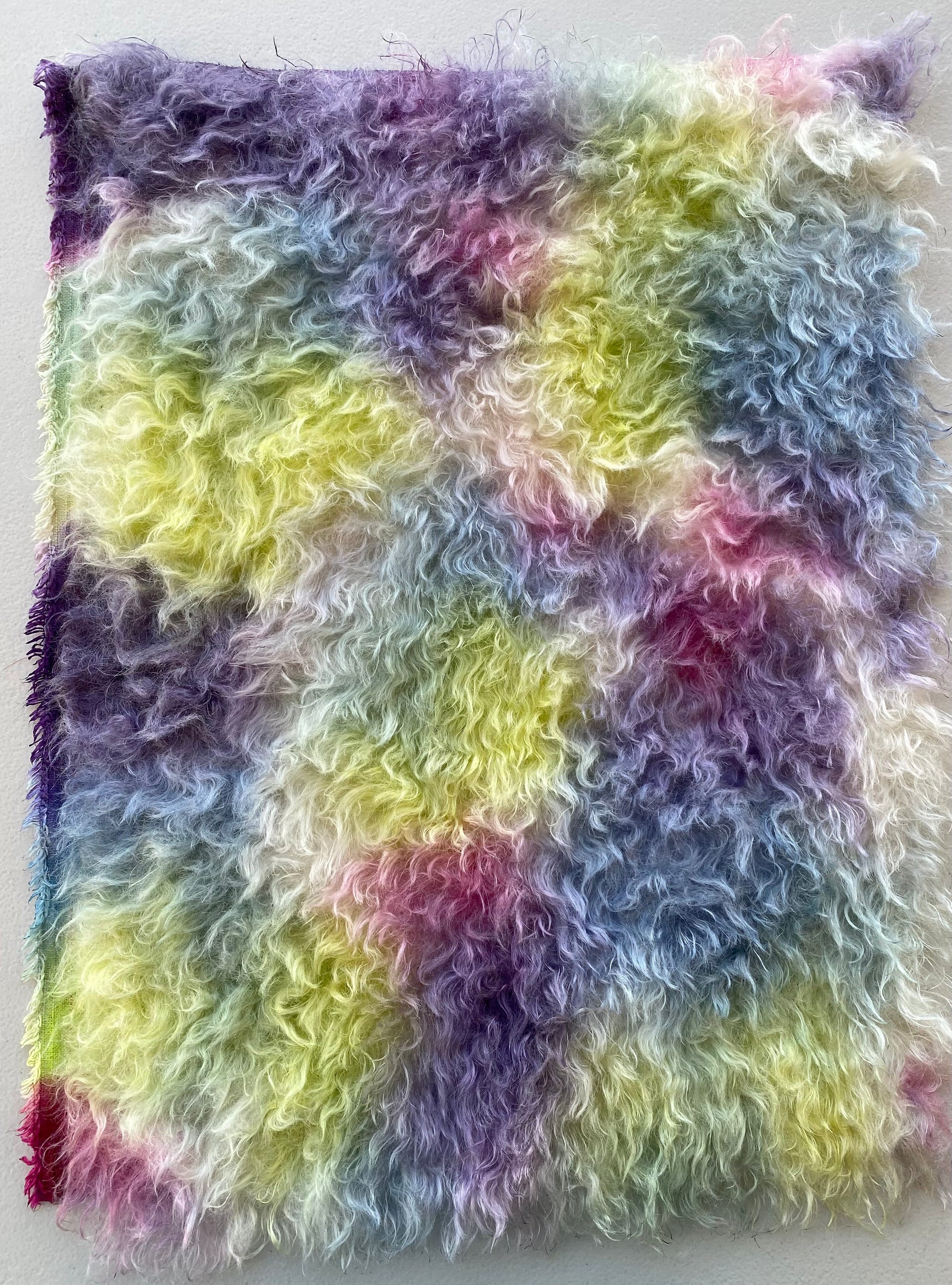 38mm Shaggy Mohair - Hand Dyed Fairy Fluff - Fat 1/8m - MAY011