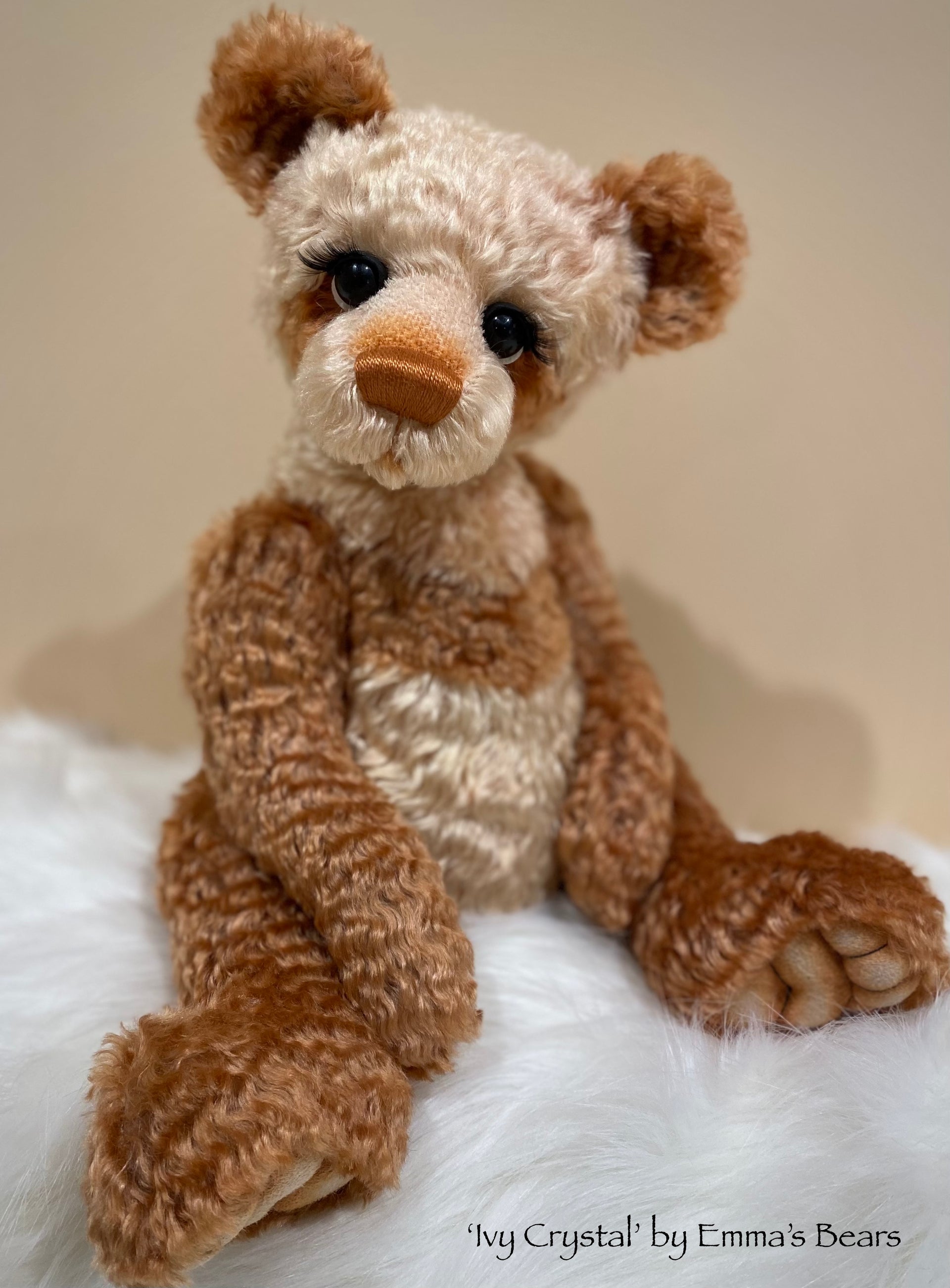 Ivy Crystal - 18" Christmas 2023 Artist Bear by Emma's Bears - OOAK