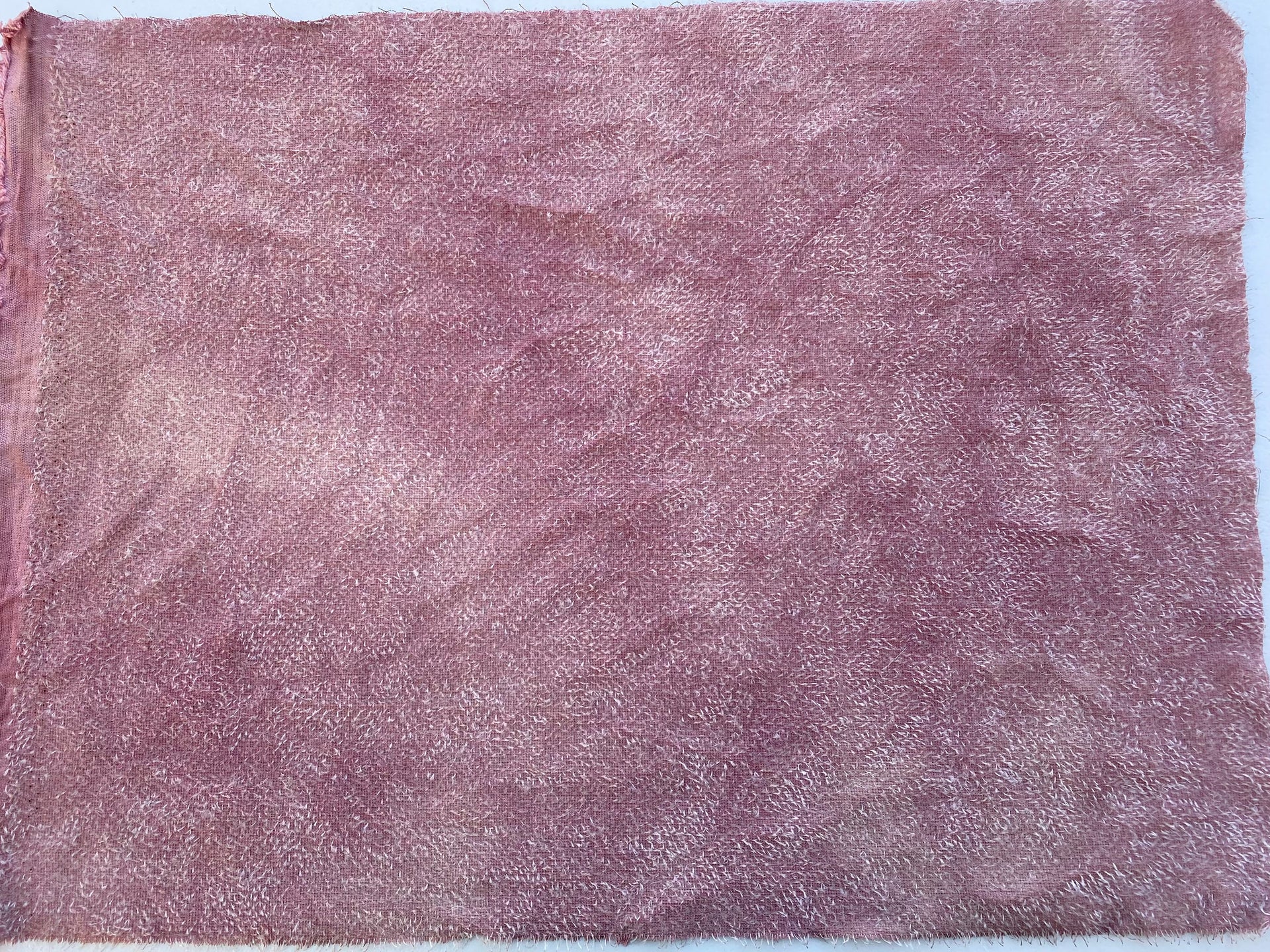Cropped 3mm Super Sparse Mohair - Hand Dyed Wood Smoke - Fat 1/4m - MAY046
