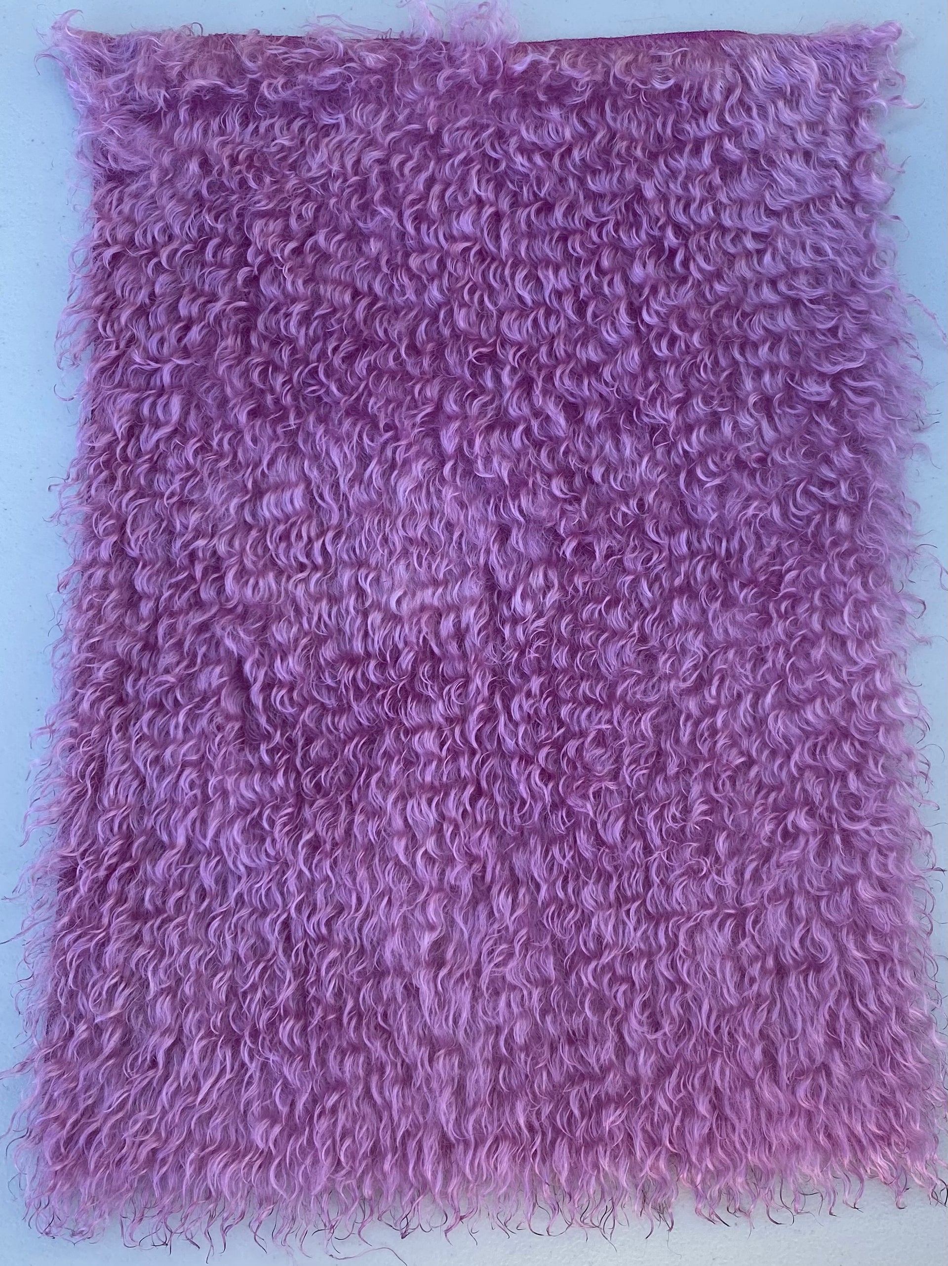Curlylocks Mohair - Hand Dyed Lilac - Fat 1/8m - MAY069