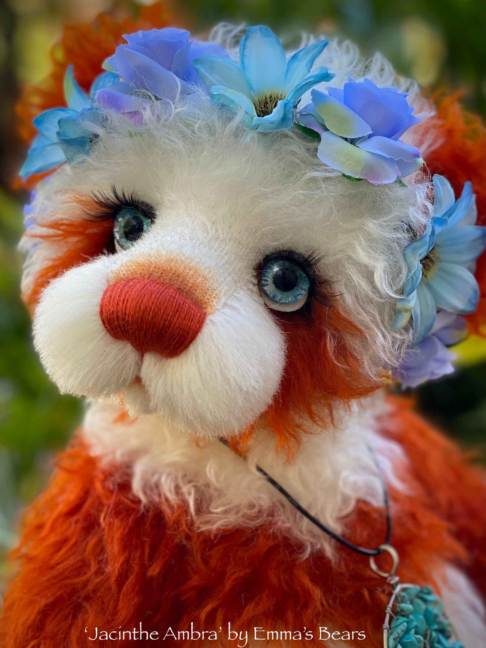 Jacinthe Ambra - 17" Mohair Artist Bear by Emma's Bears - OOAK